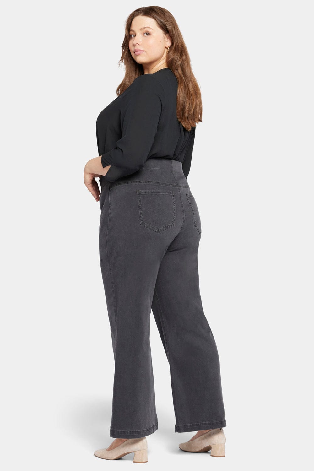 Pull-on Teresa Wide Leg Jeans in Plus Size thumbnail 6