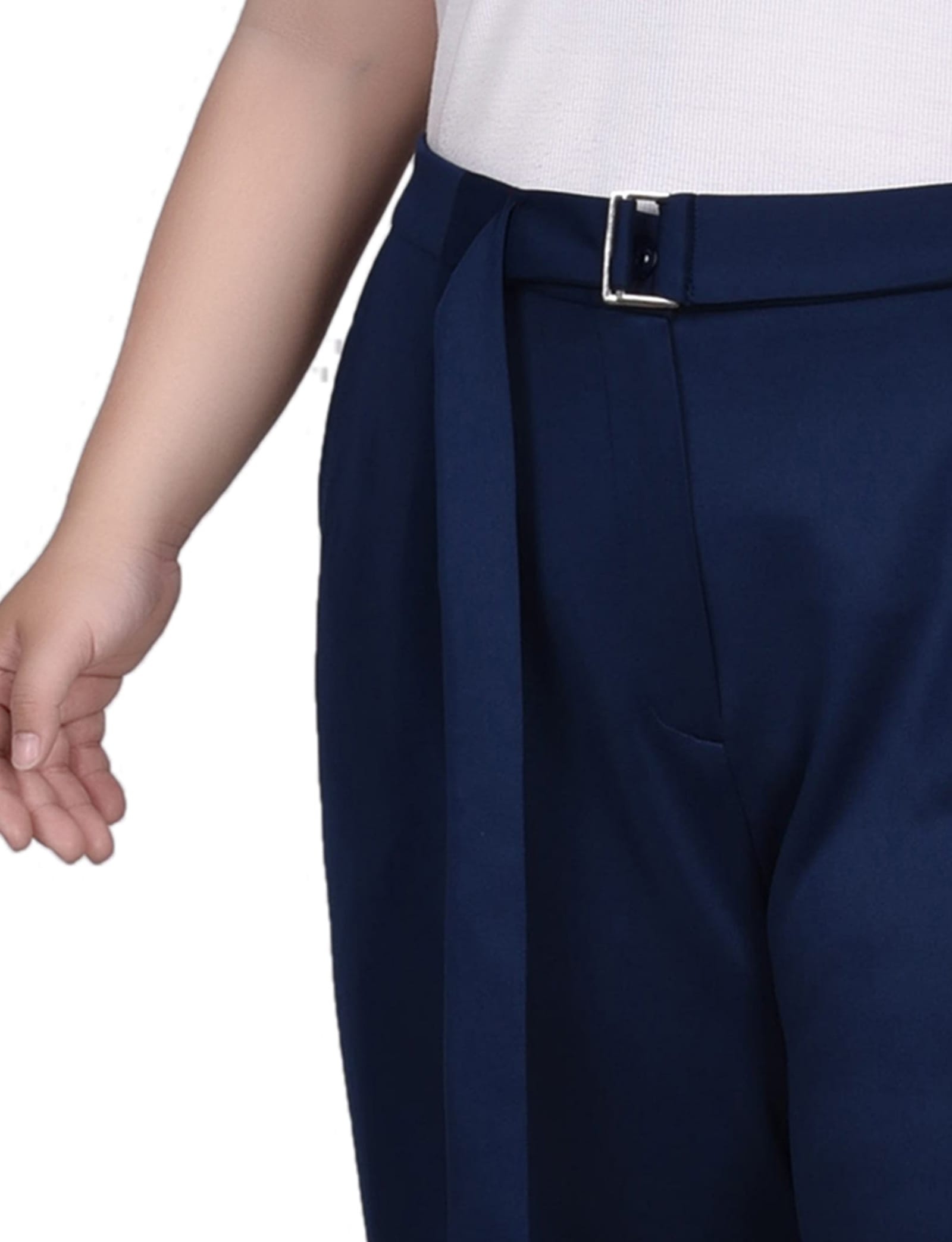 Plus Size Belted Scuba Pant thumbnail 3