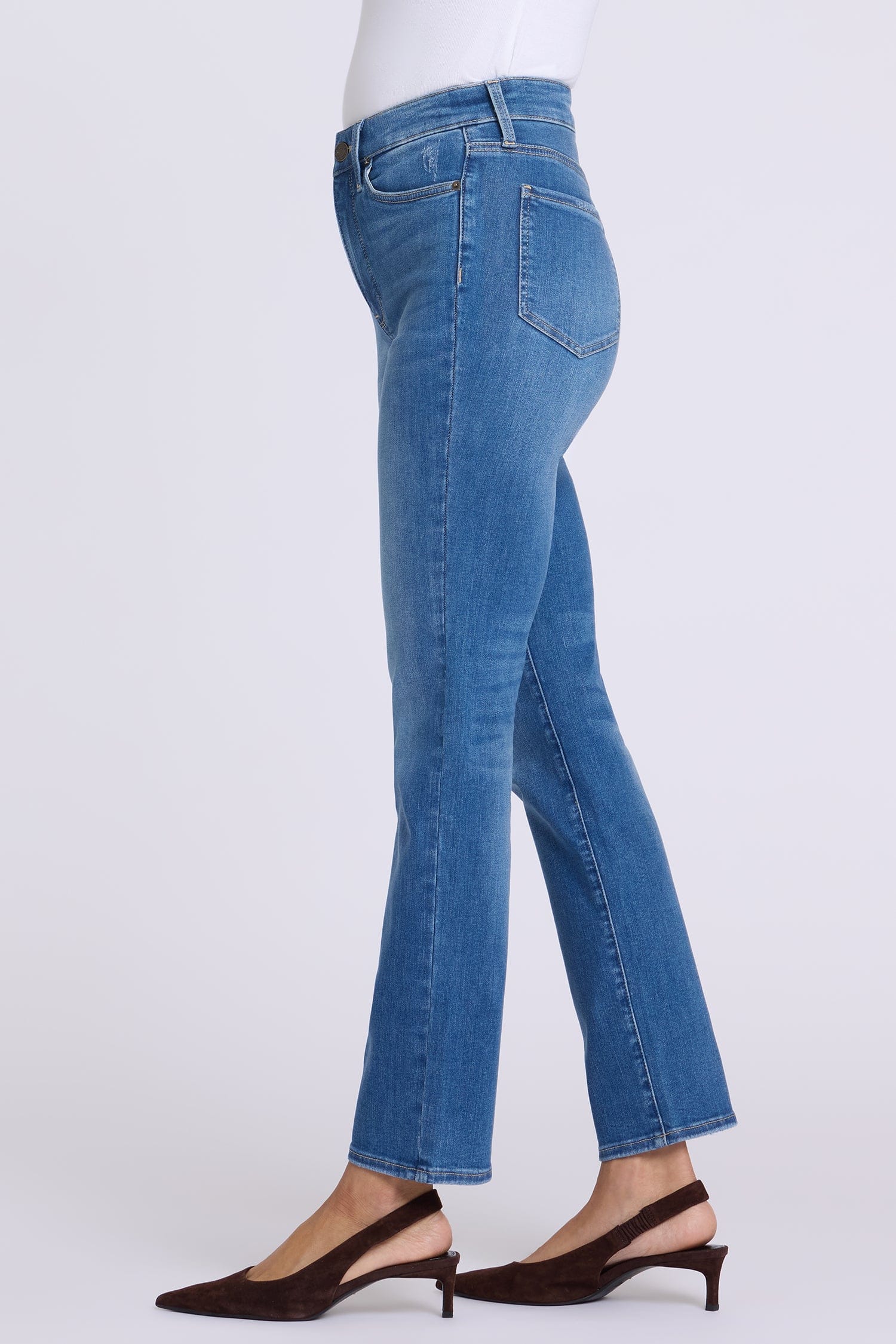 Sheri Slim Straight Jeans in Petite thumbnail 3