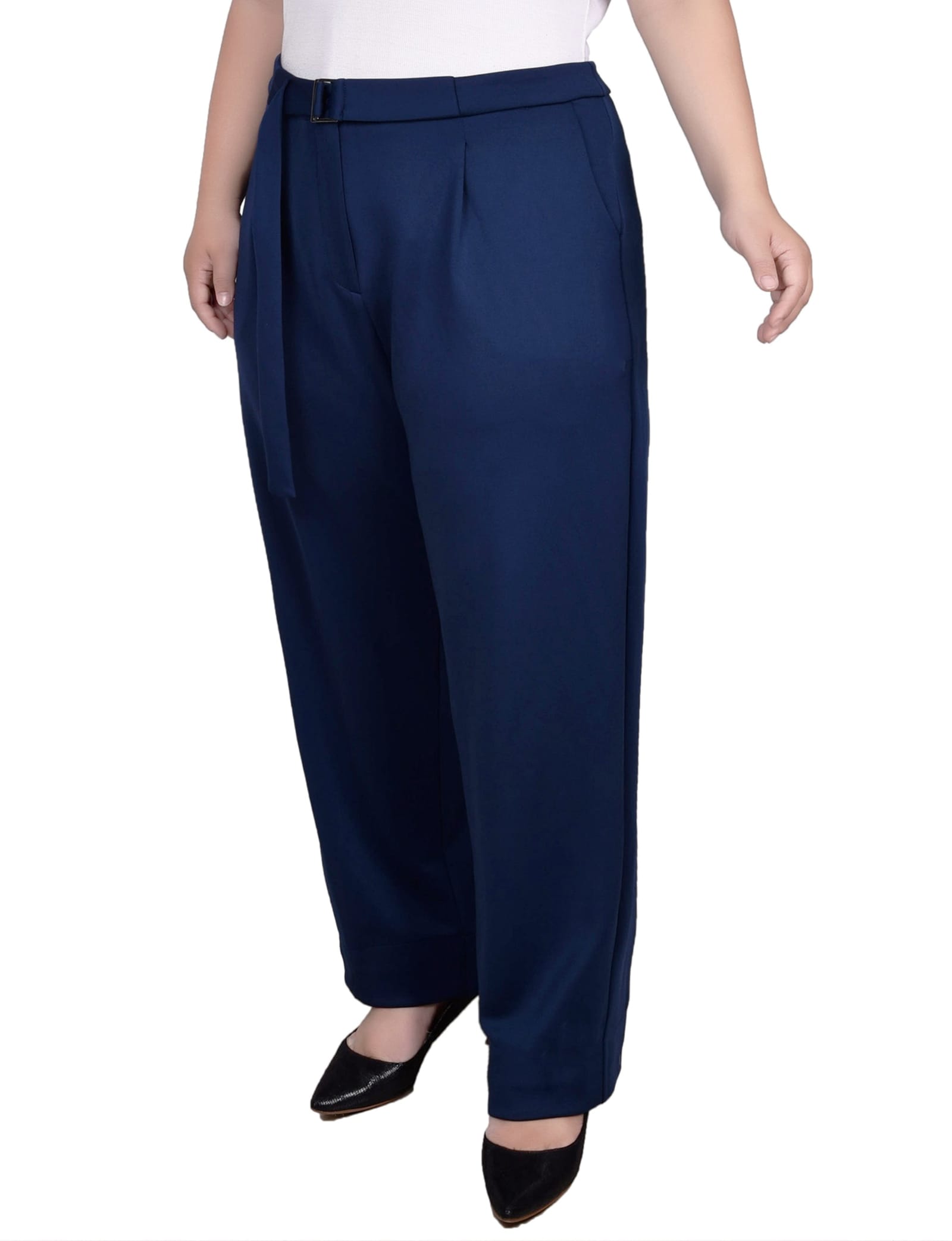 Plus Size Belted Scuba Pant thumbnail 2