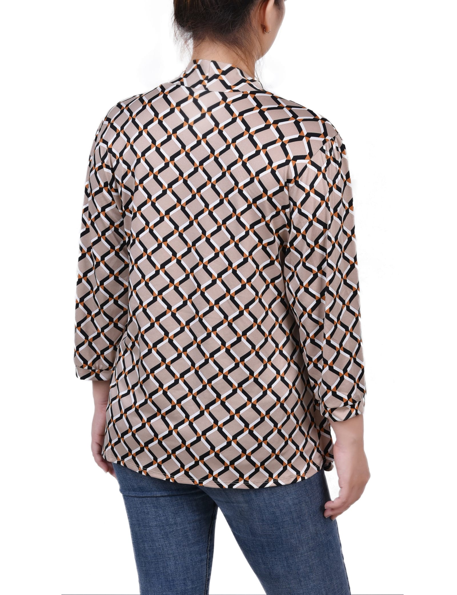 3/4 Sleeve Two-Fer Top thumbnail 3