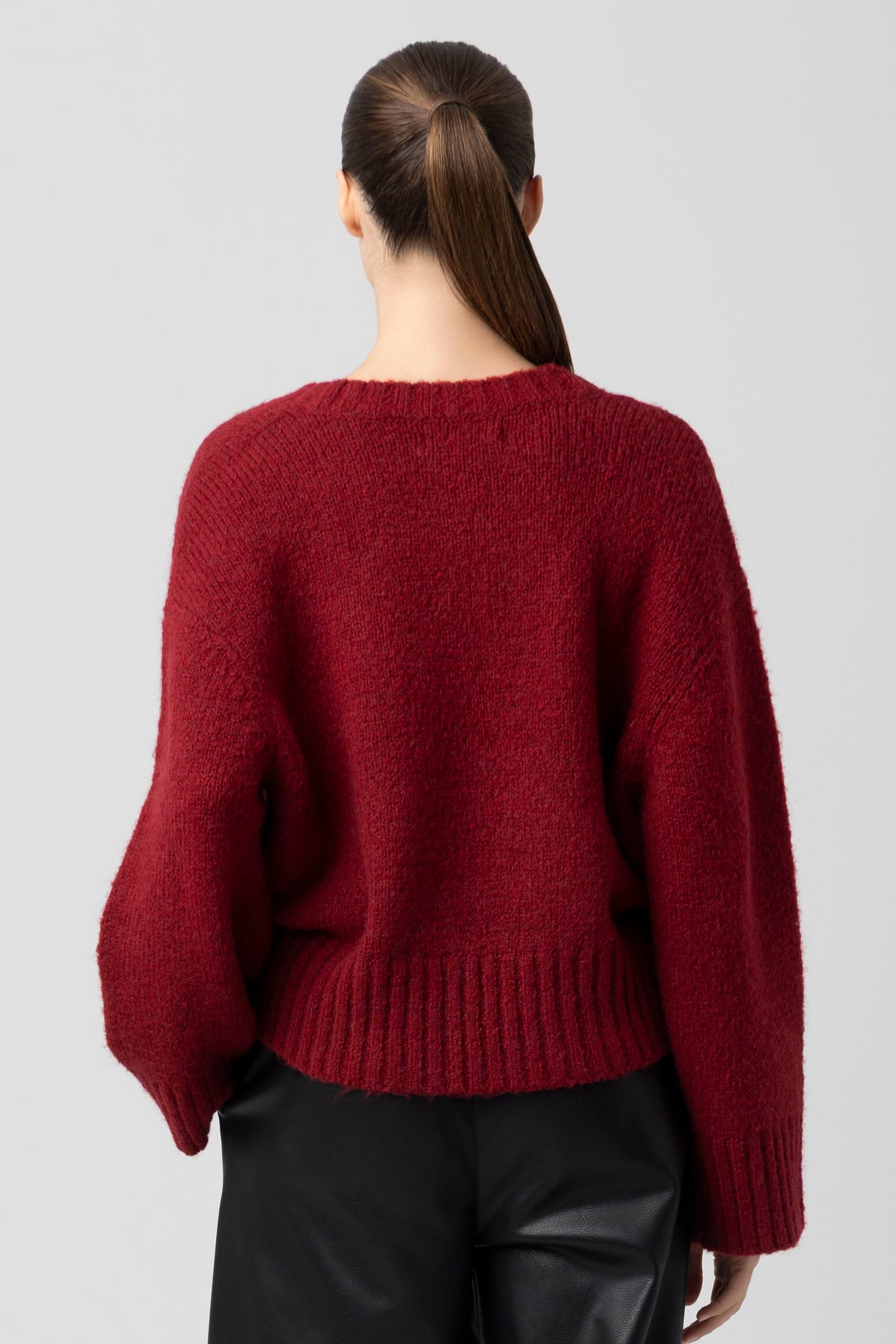 Crimson Crest Sweater thumbnail 4
