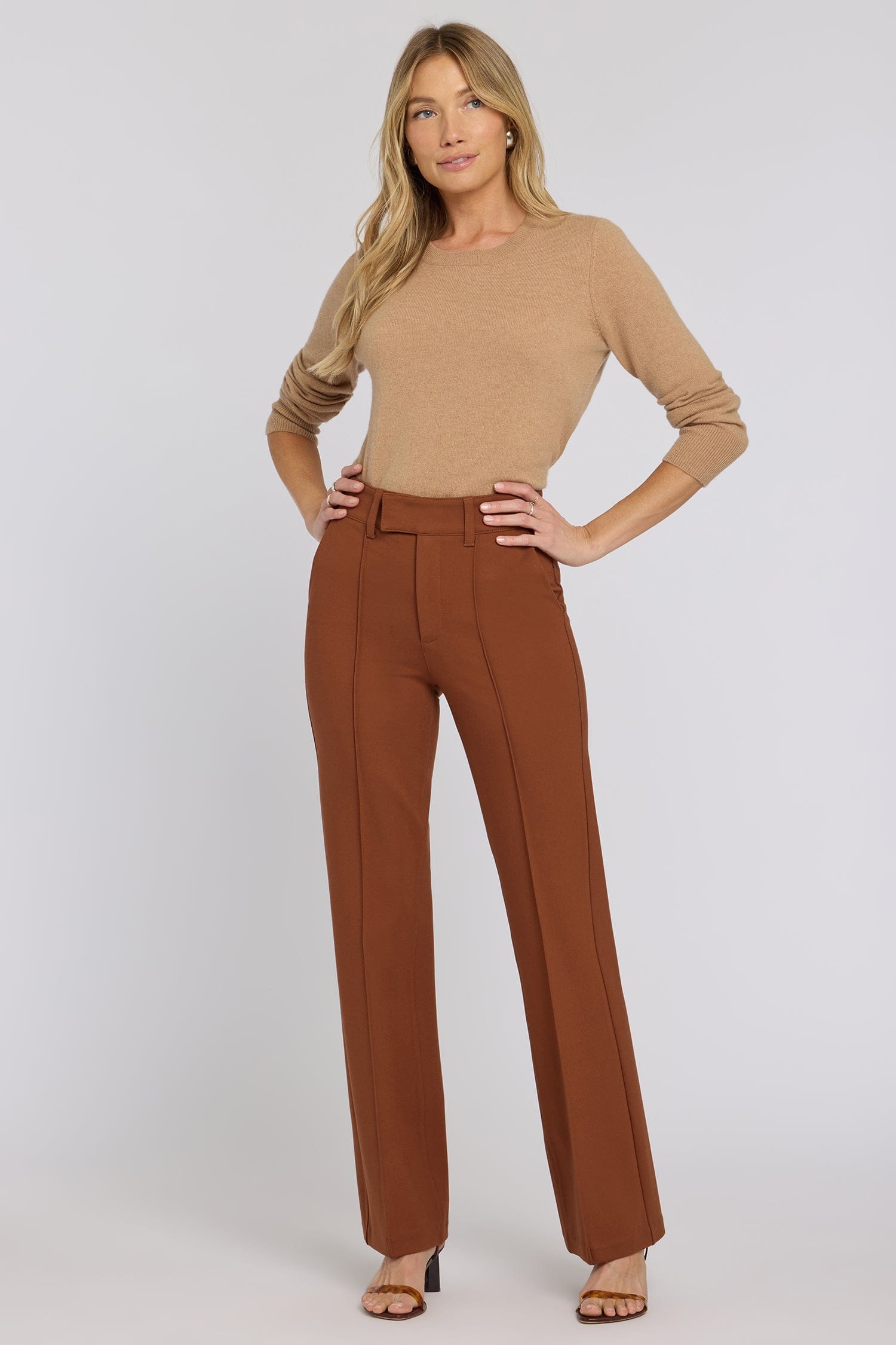 High Rise Bootcut Trouser Pants thumbnail 3