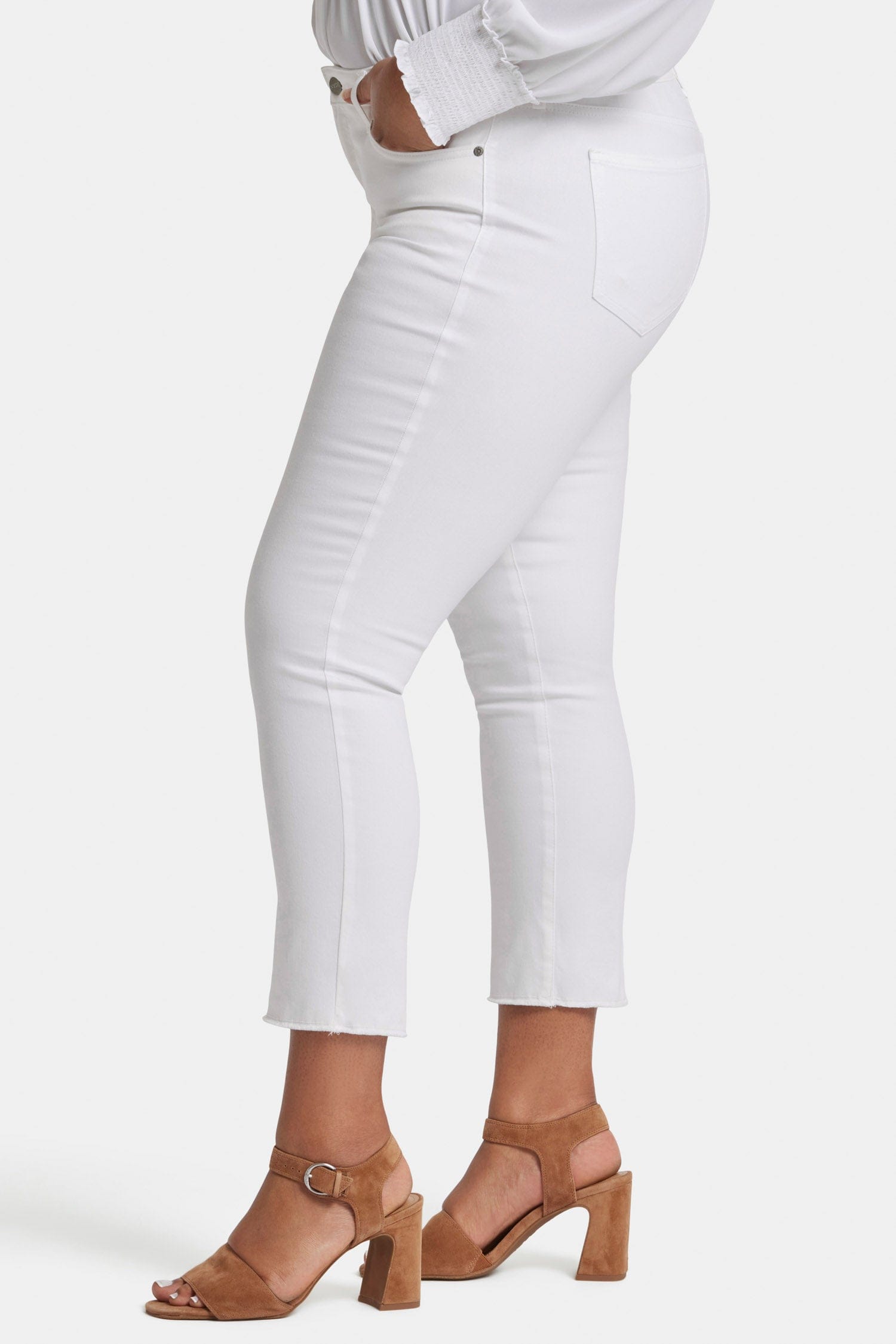 Sheri Slim Ankle Jeans in Plus Size thumbnail 3