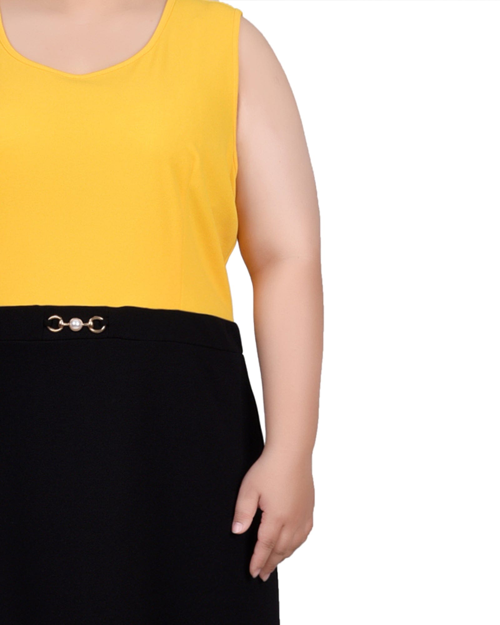 Plus Size 3/4 Sleeve 2 Piece Dress Set thumbnail 2