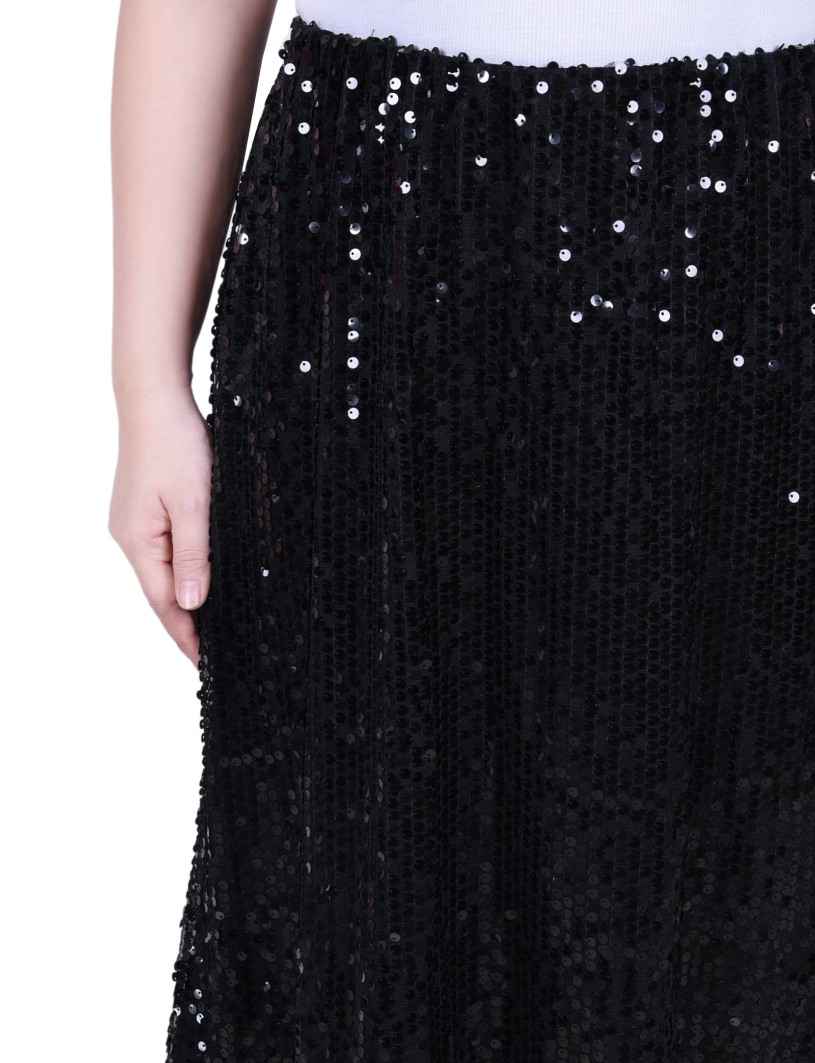Petite Knee Length Sequined Skirt thumbnail 4