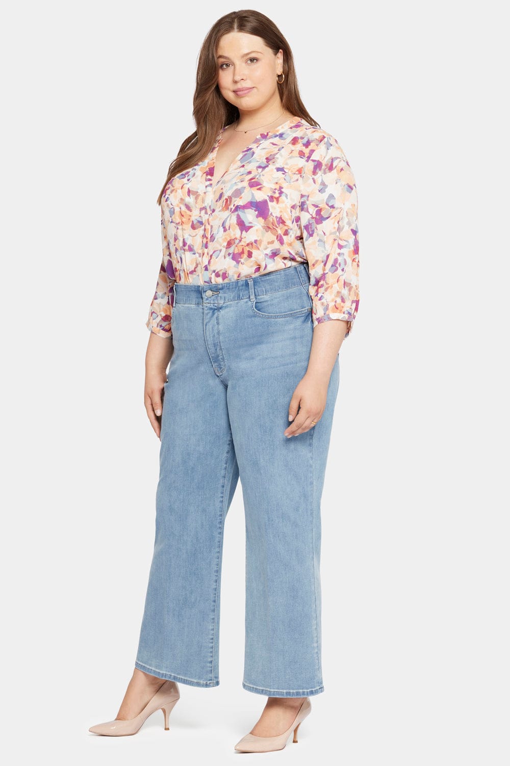 Waist-Match™ Major Wide Leg Jeans in Plus Size thumbnail 5