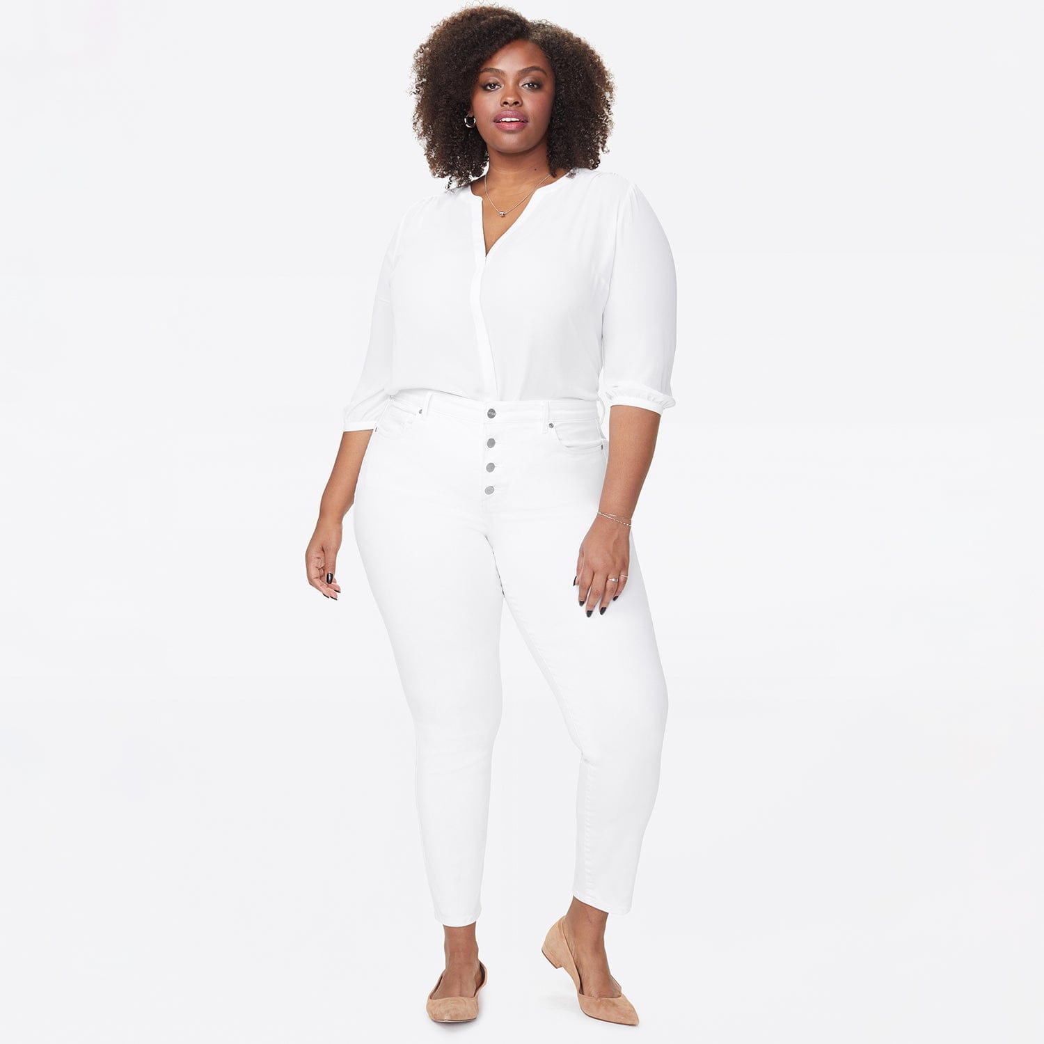 Ami Skinny Ankle Jeans in Plus Size thumbnail 8