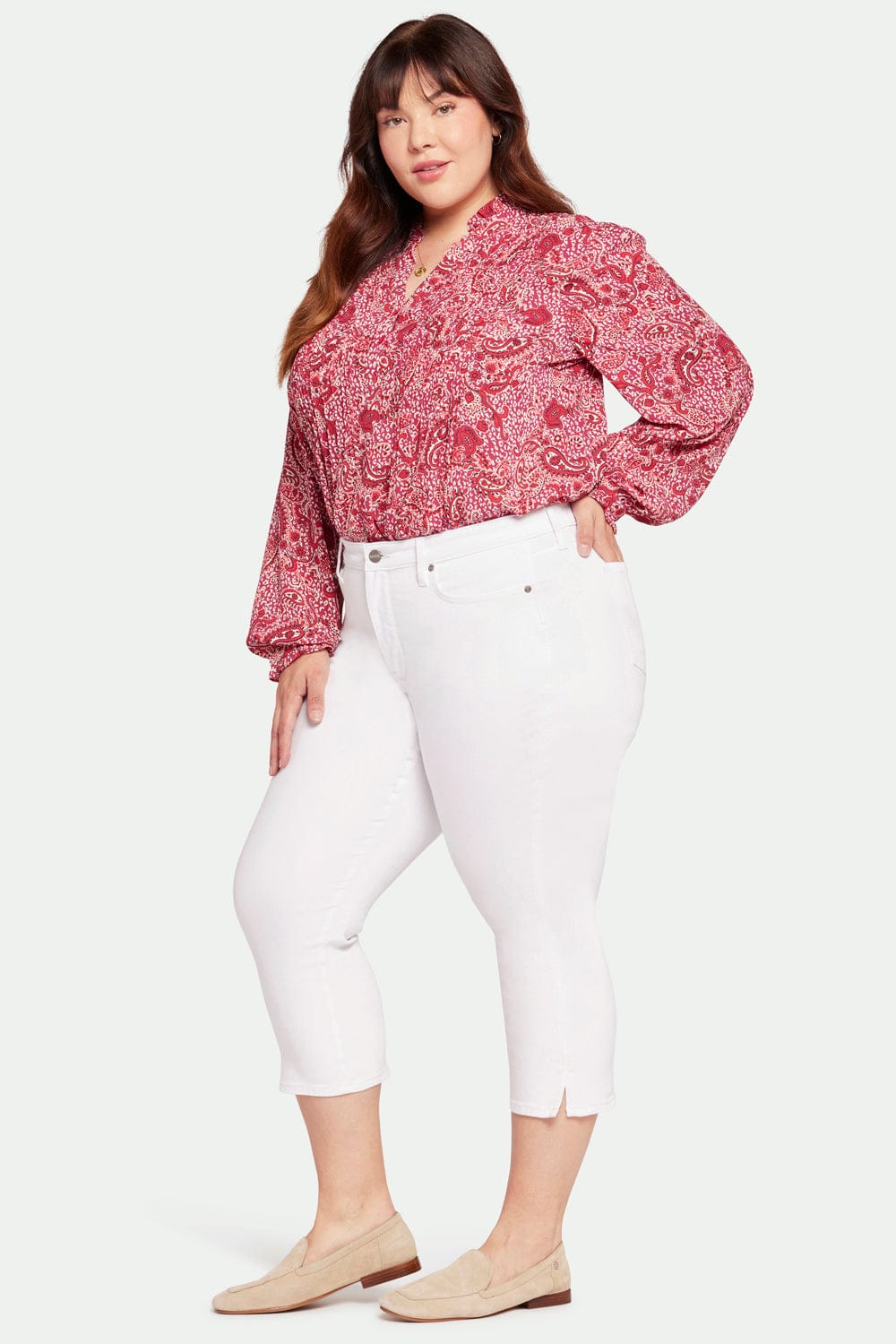 Chloe Capri Jeans in Plus Size thumbnail 5