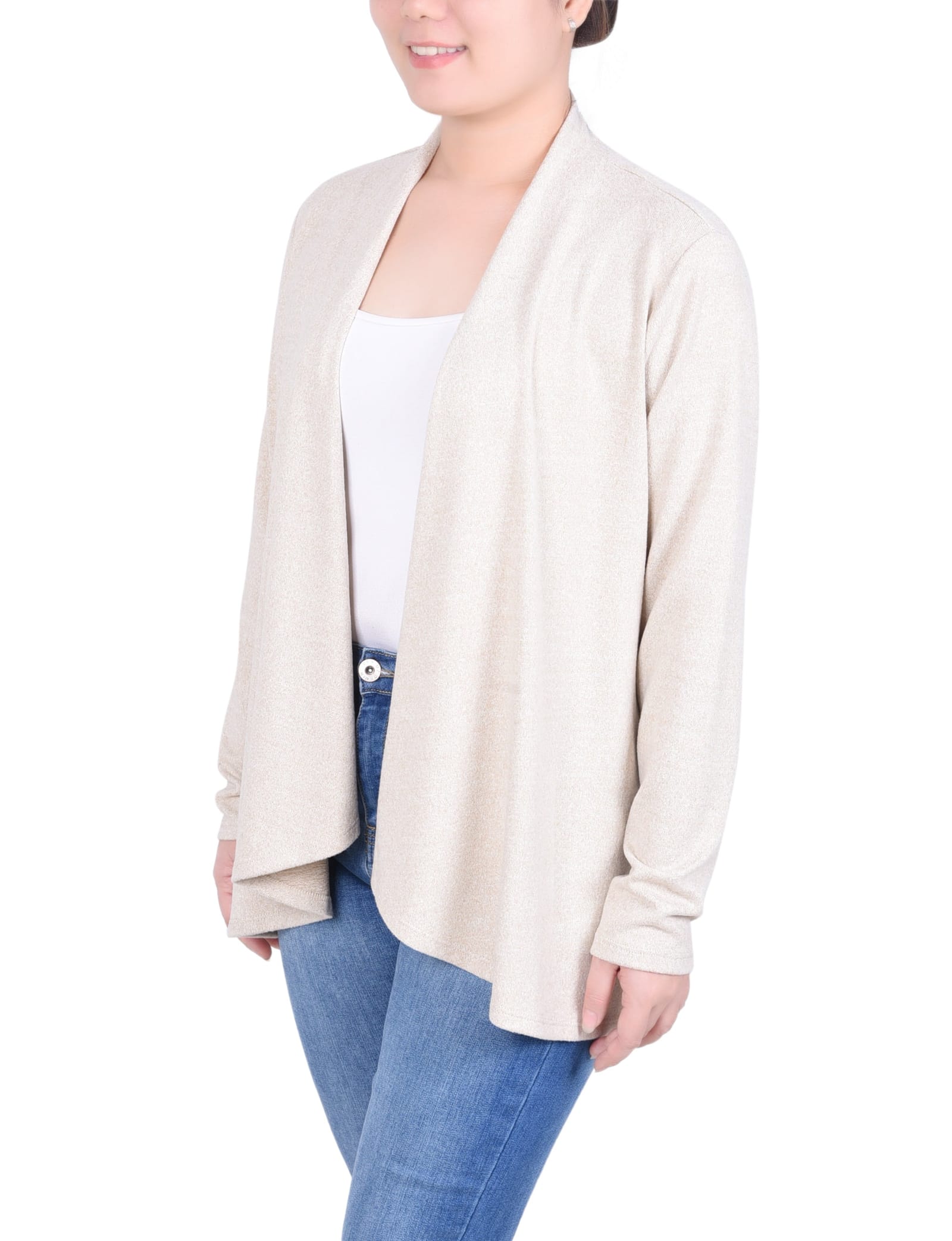 Petite Long Sleeve Swing Cardigan thumbnail 2