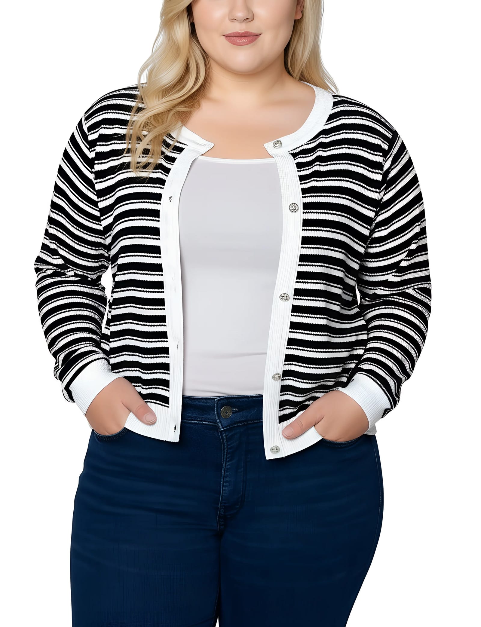 Black White Stripe / 1x