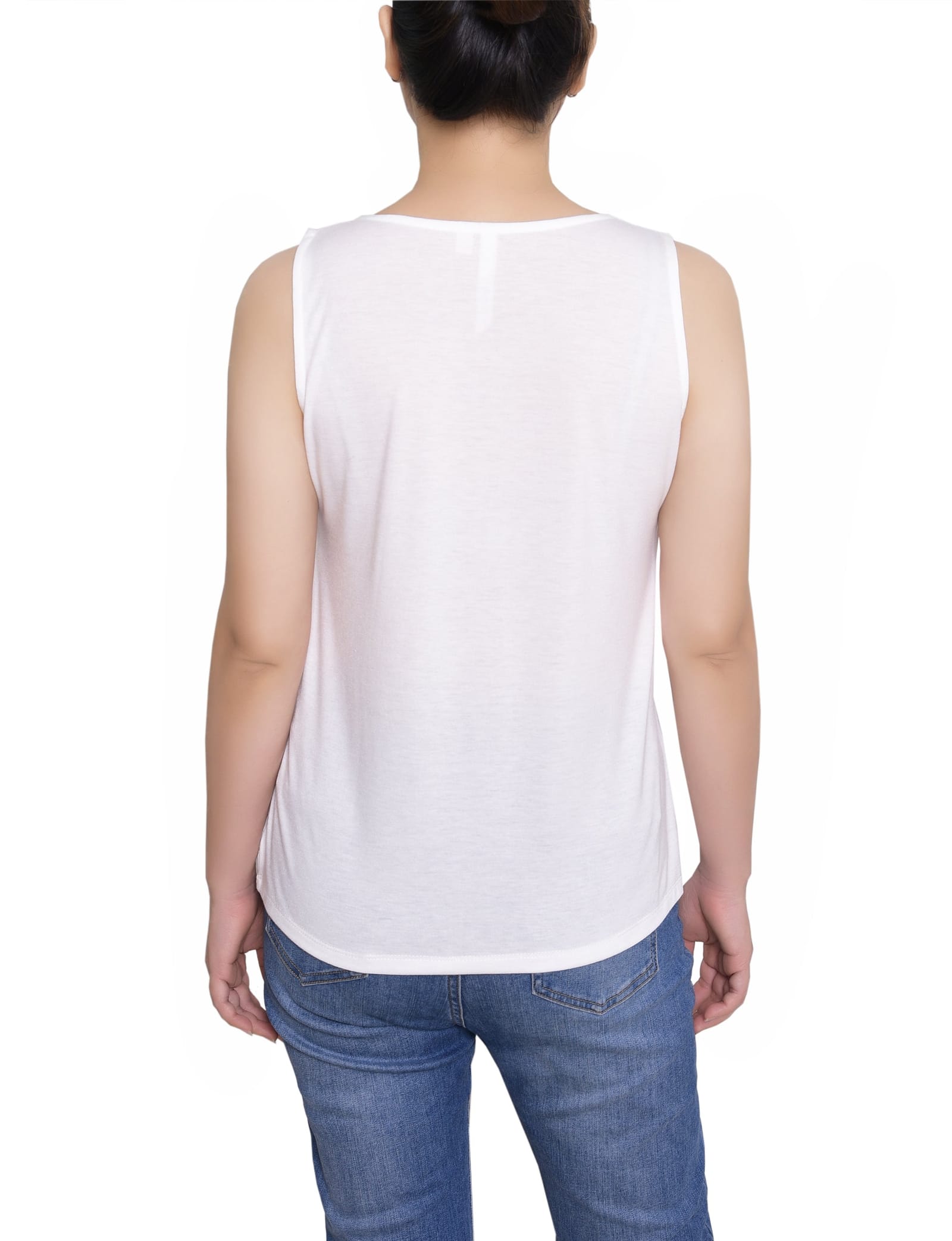 Petite Sleeveless Tie Detail Blouse thumbnail 4