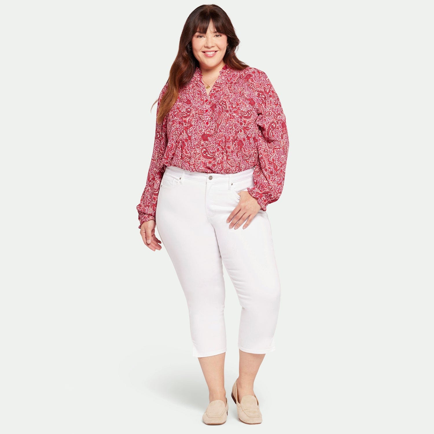 Chloe Capri Jeans in Plus Size thumbnail 7
