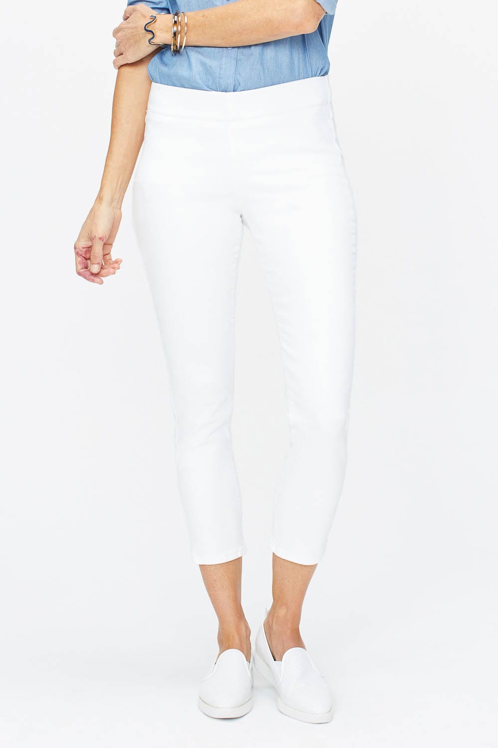 Skinny Ankle Pull-on Jeans in Petite thumbnail 2