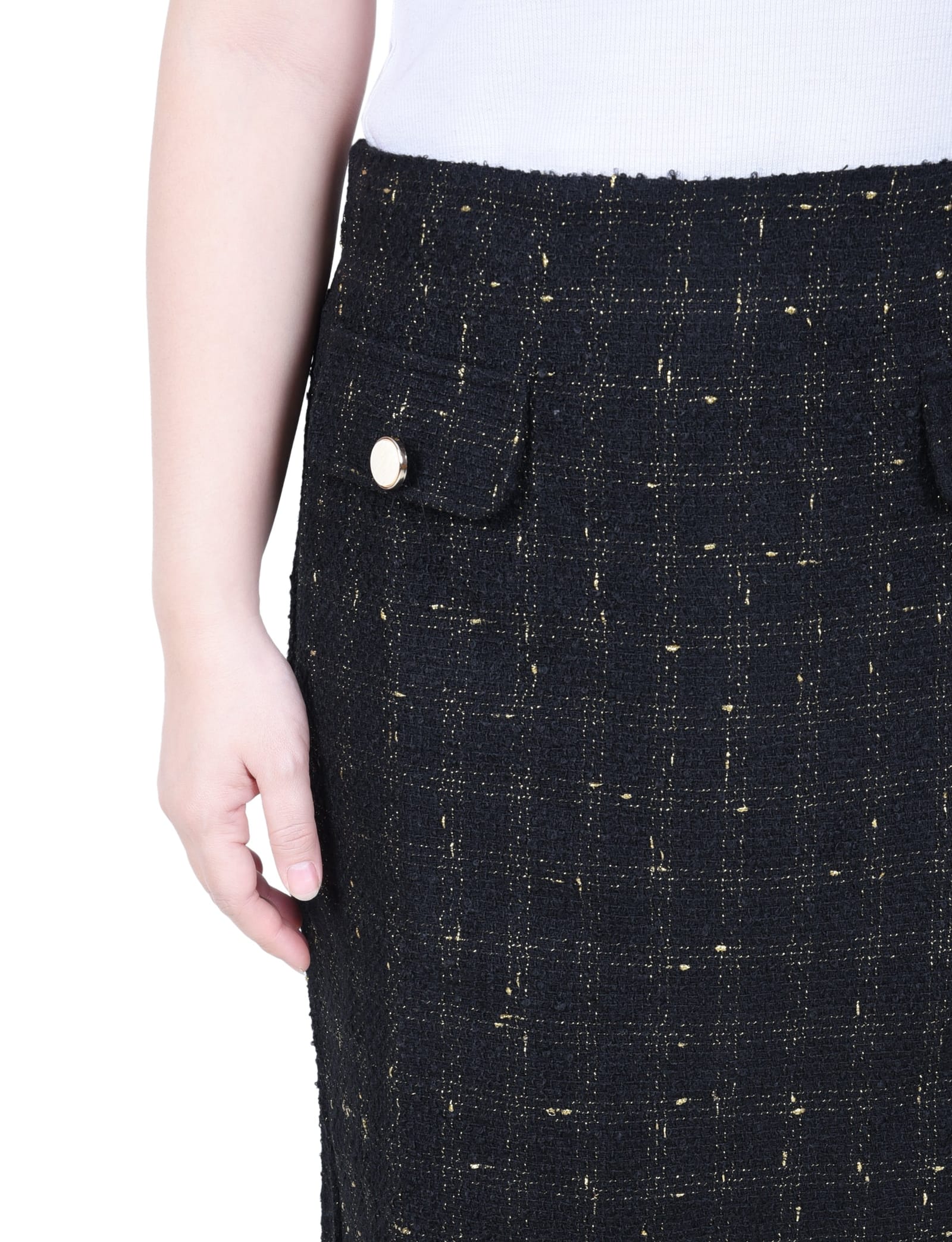 Petite Slim Double Knit Skirt thumbnail 4