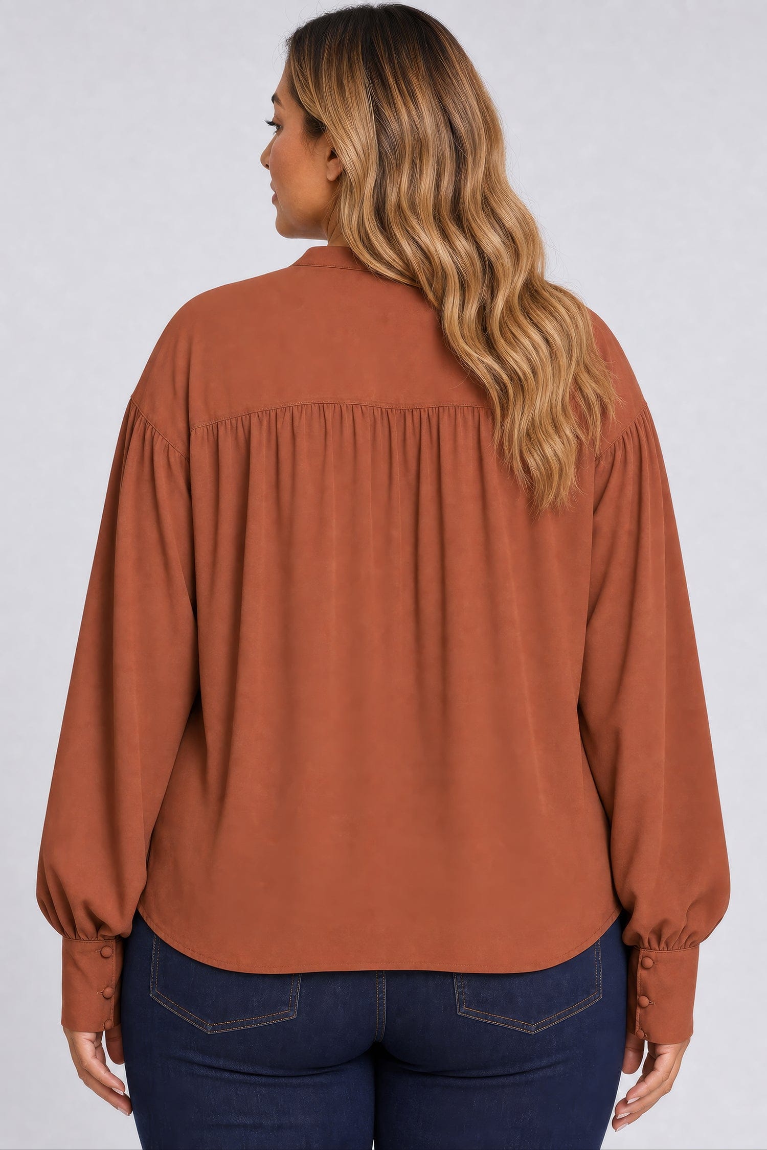 Anika Blouse in Plus Size thumbnail 2