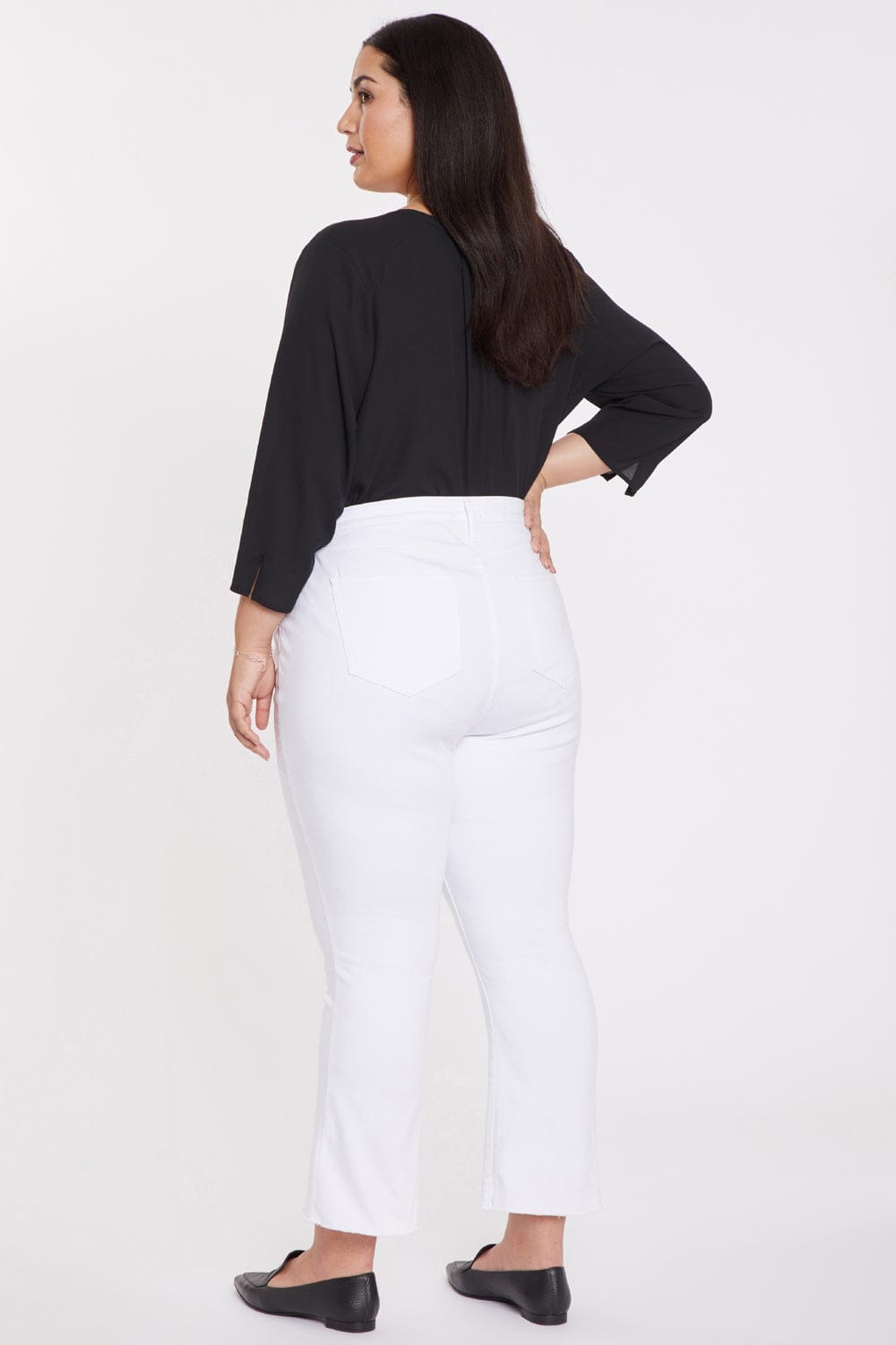Slim Bootcut Ankle Jeans in Plus Size thumbnail 6