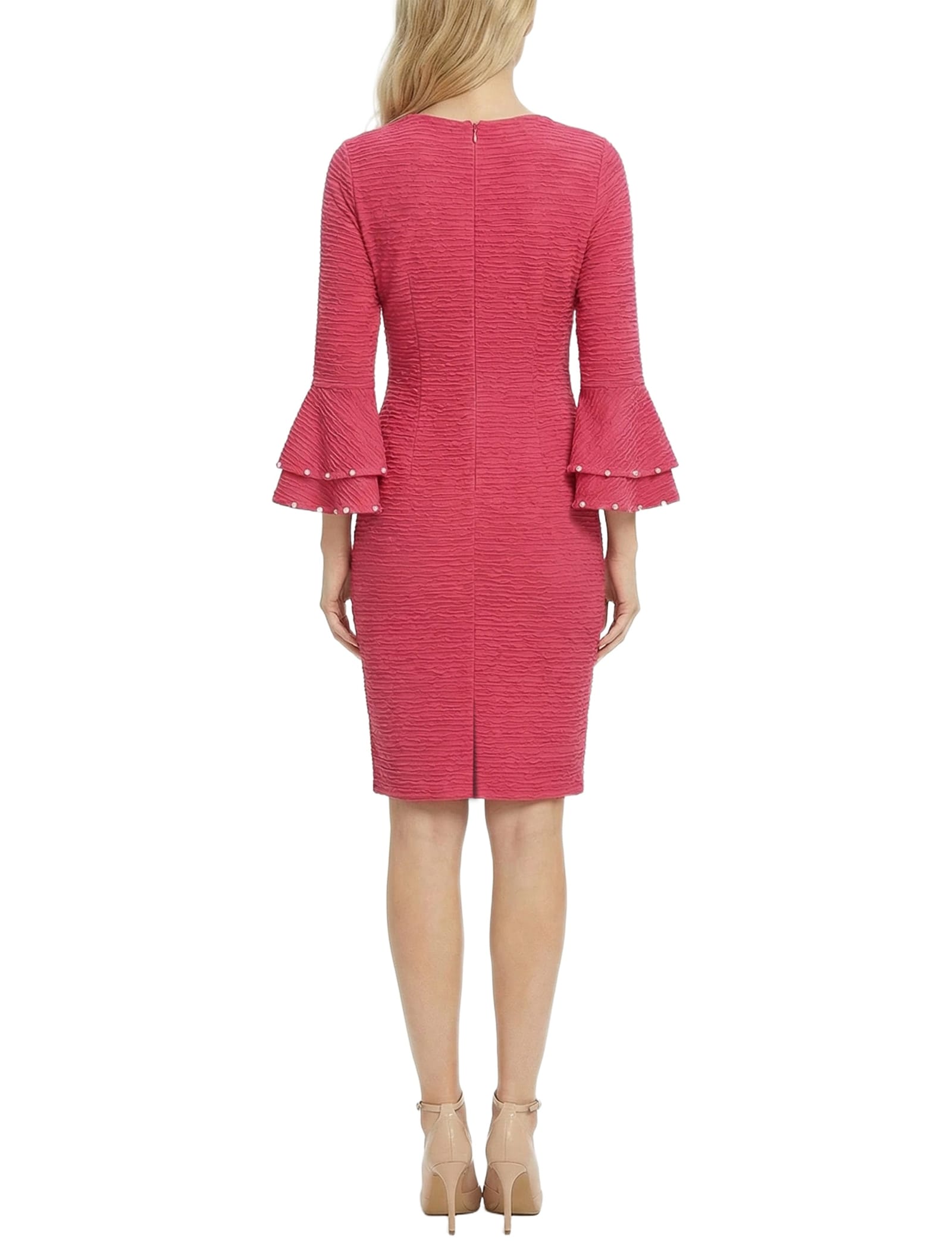 Petite Long Sleeve Dress with Bell Cuffs thumbnail 4