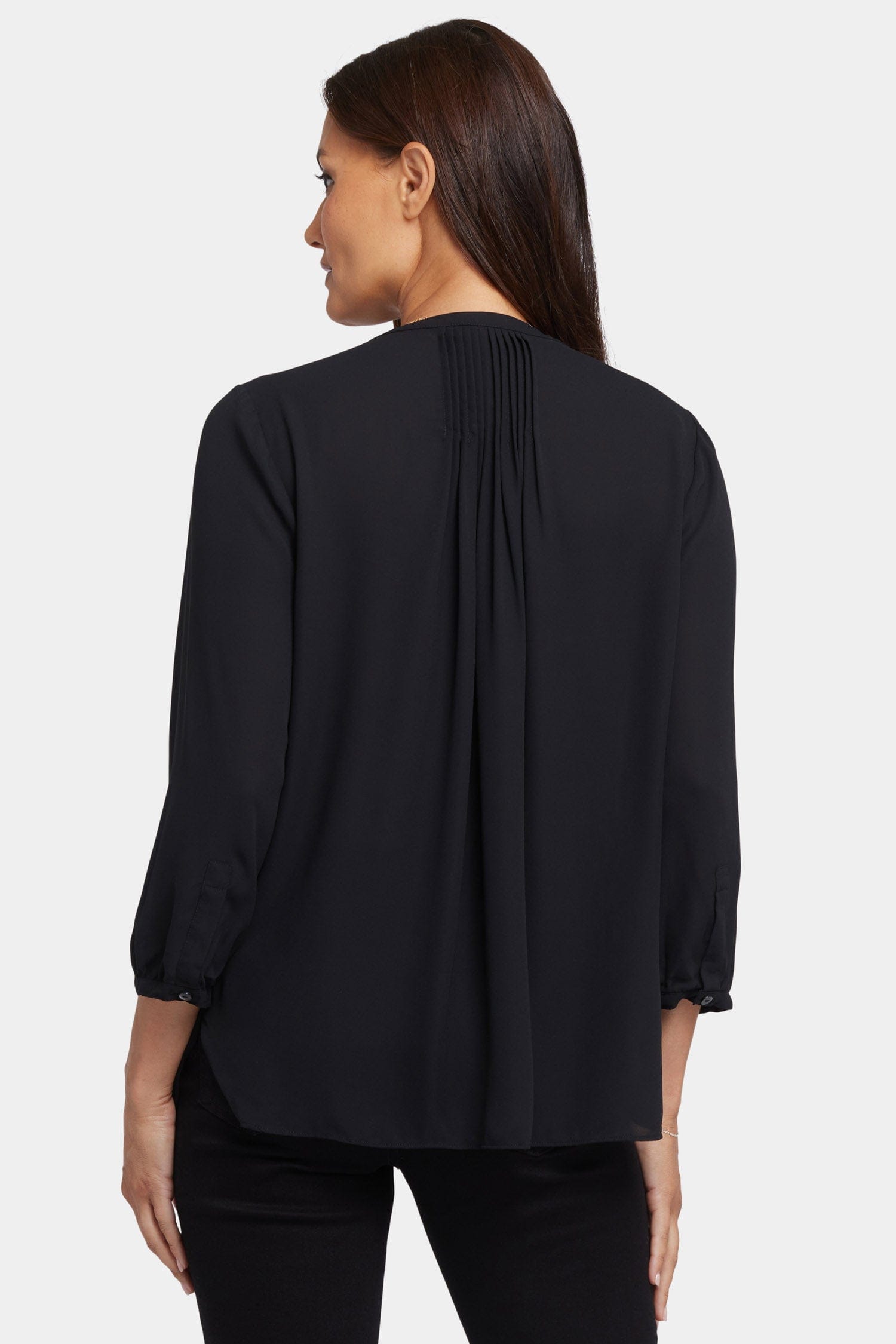 Pintuck Blouse in Petite thumbnail 2
