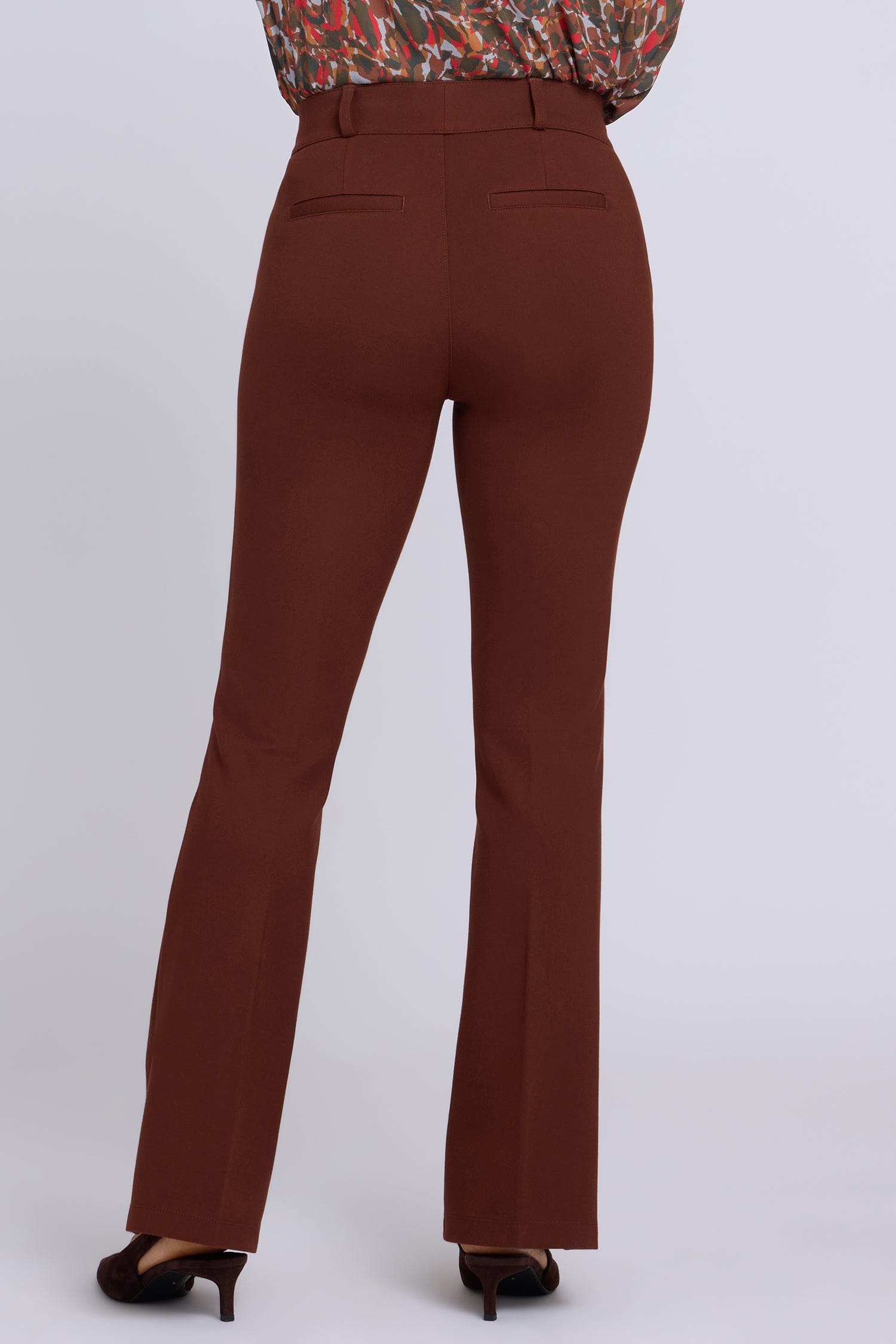 Pull-on Flared Trouser Pants thumbnail 3