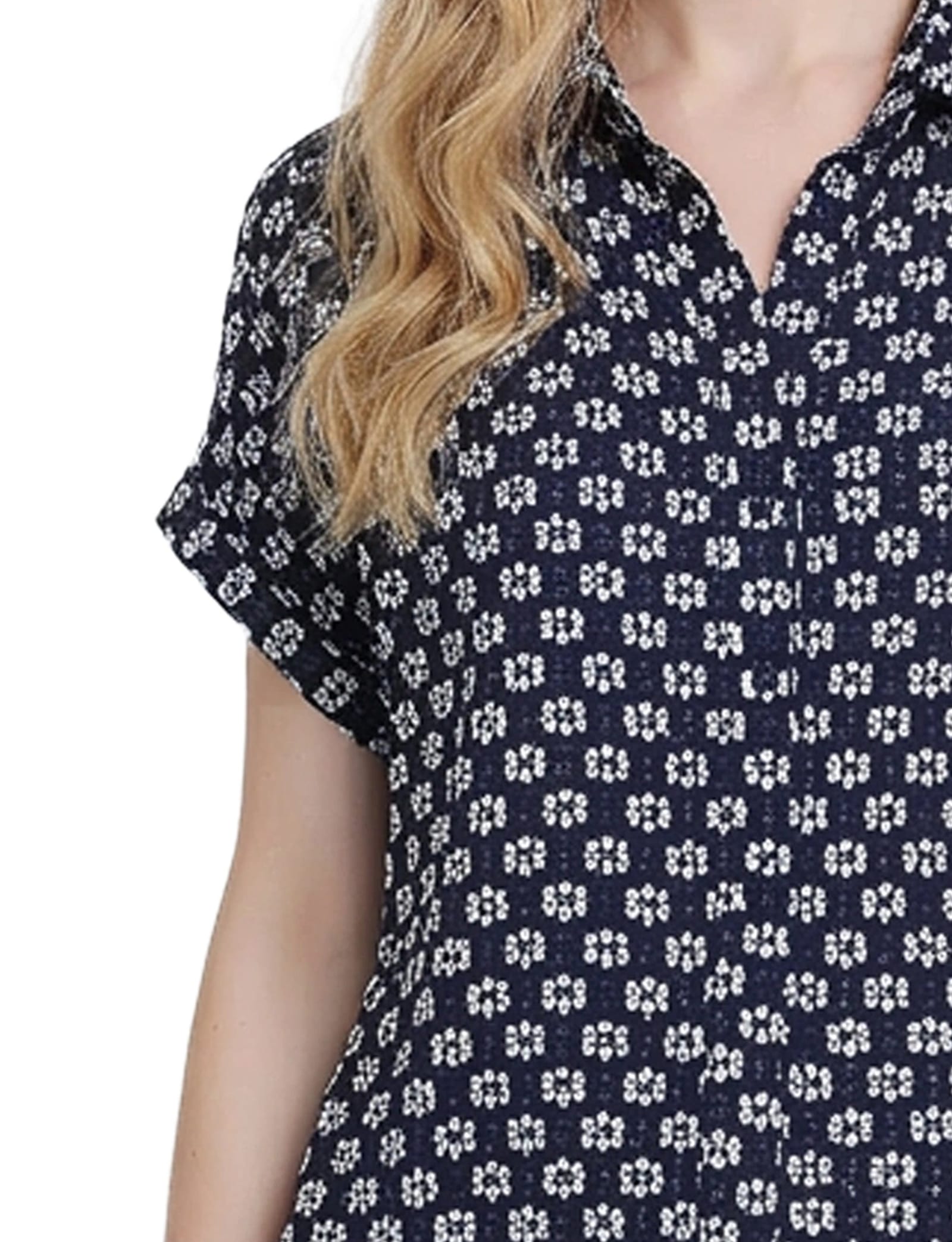Petite Short Sleeve Lace Blouse thumbnail 2