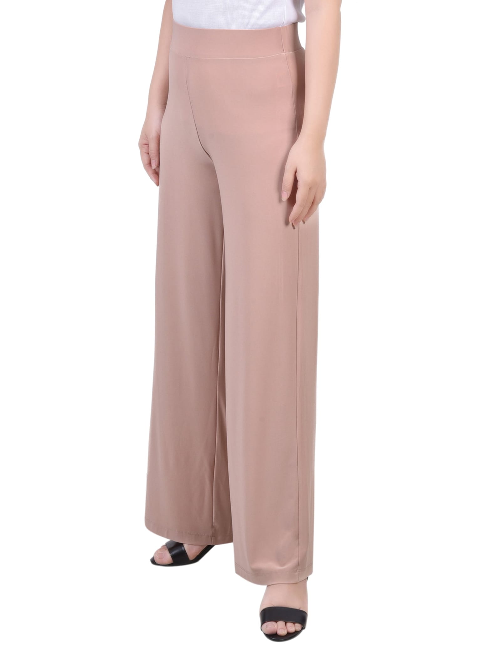 Petite Pull on Palazzo Pants thumbnail 2