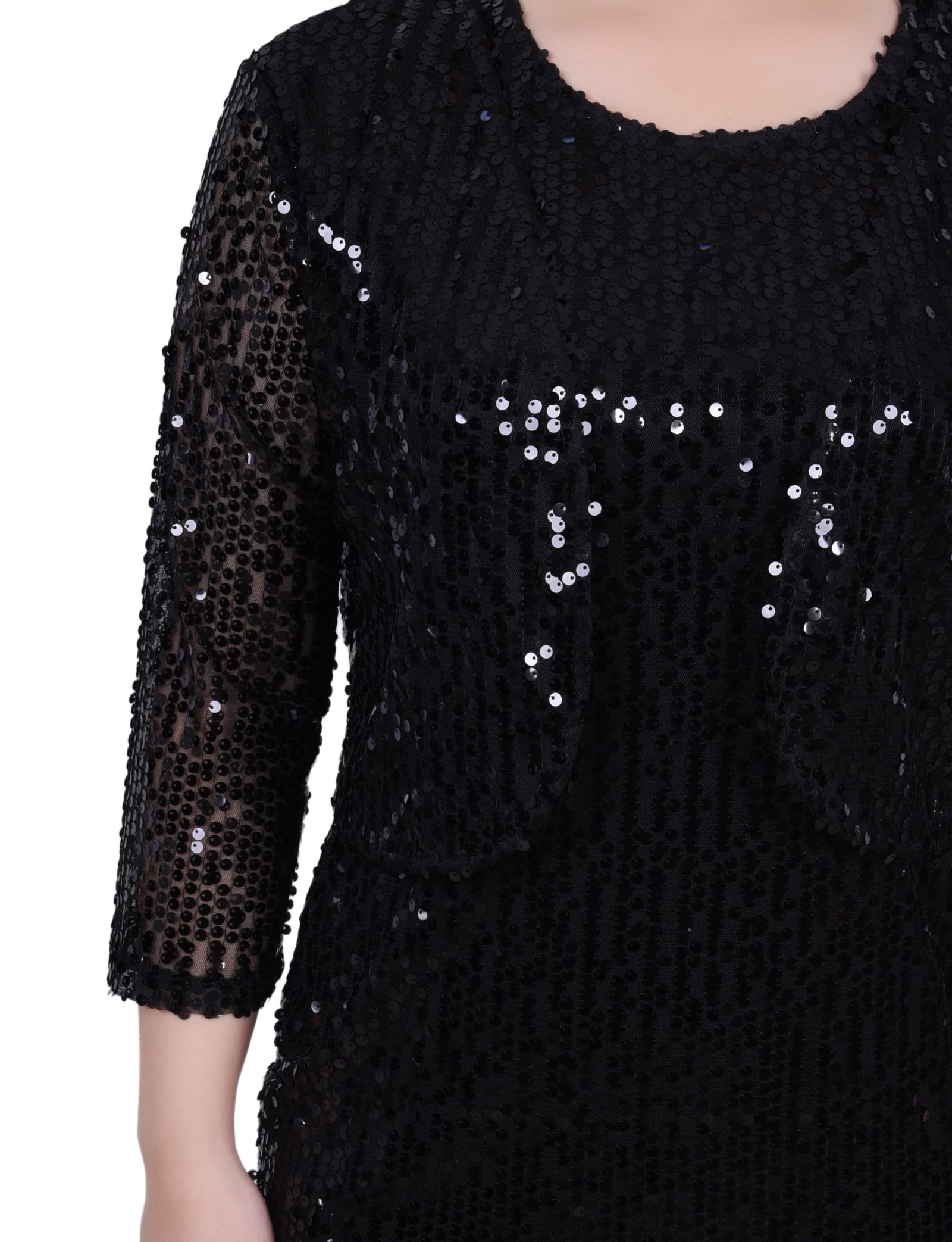 Petite Sequined Bolero Jacket and Dress thumbnail 3