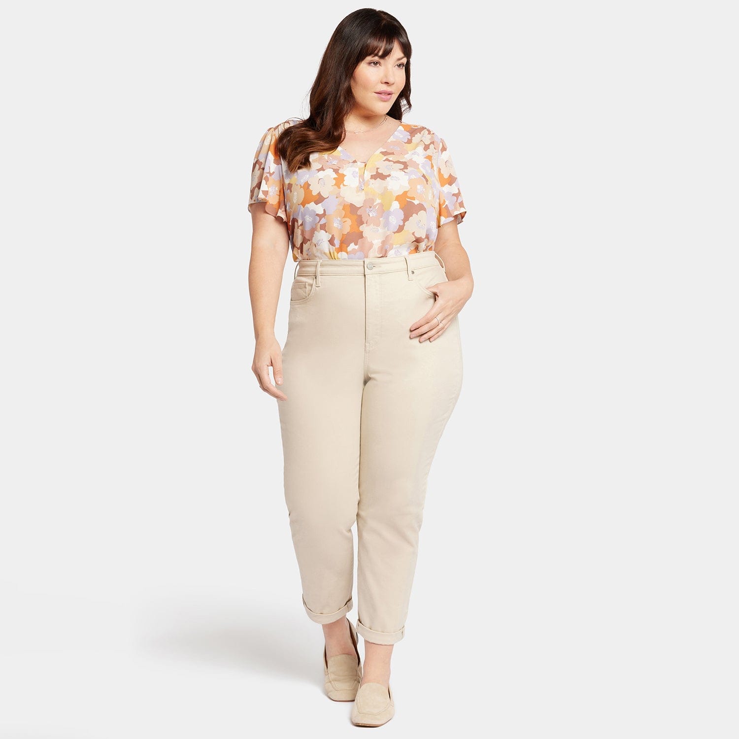 Margot Girlfriend Jeans in Plus Size thumbnail 7