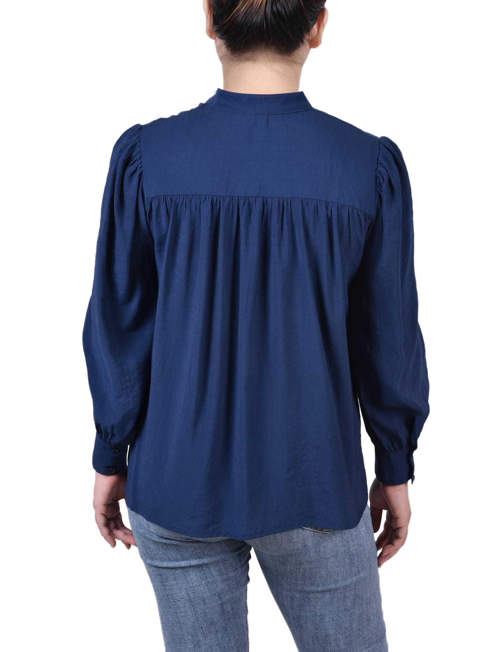Long Sleeve Crochet Blouse thumbnail 3