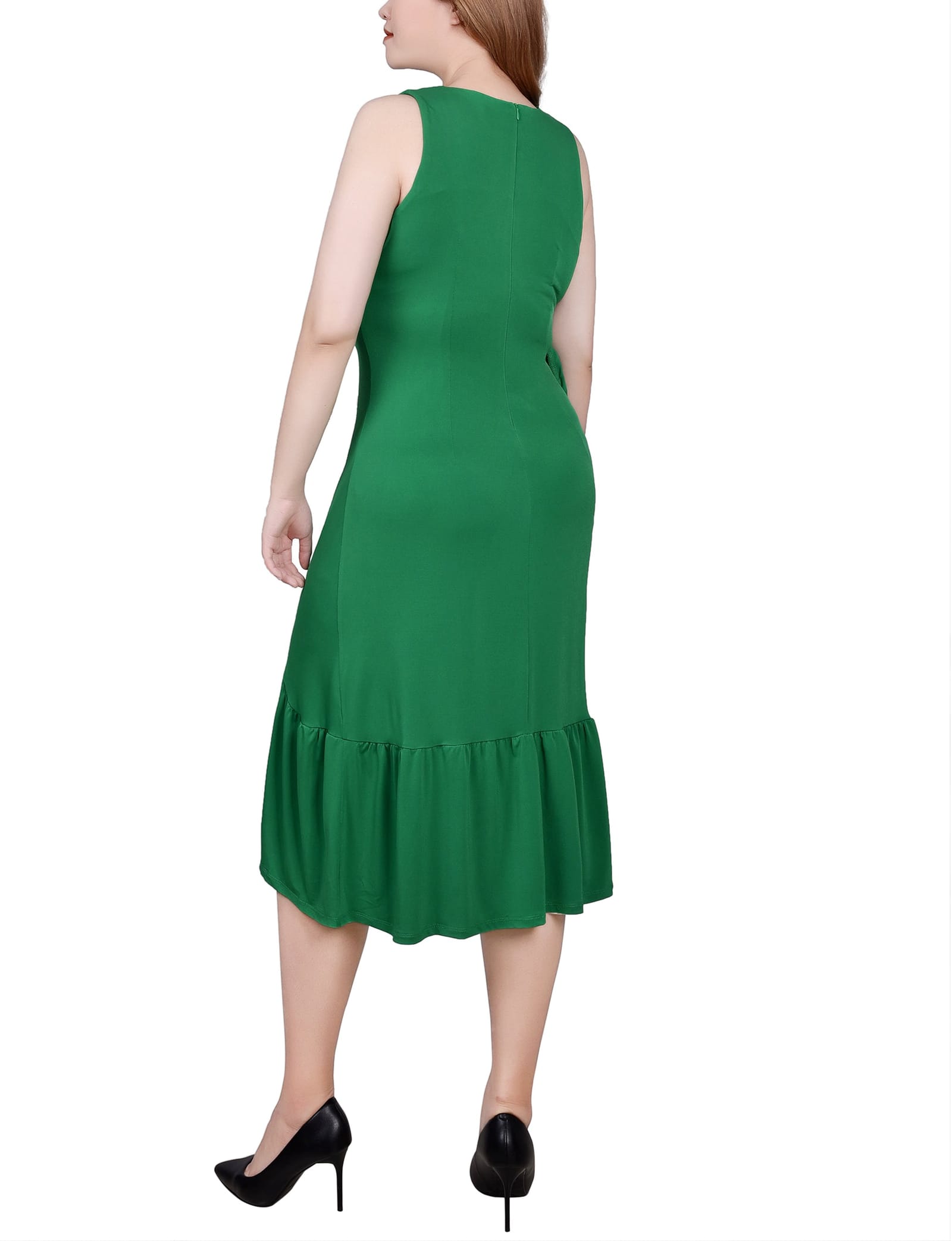 Petite Sleeveless Side-Shirred Dress thumbnail 4