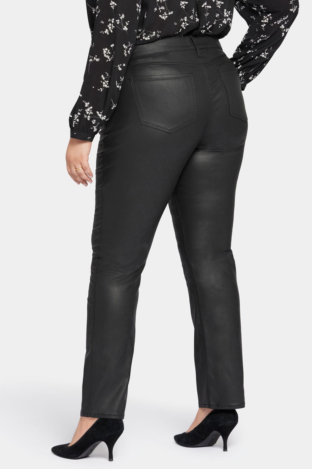Coated Marilyn Straight Jeans in Plus Size thumbnail 2