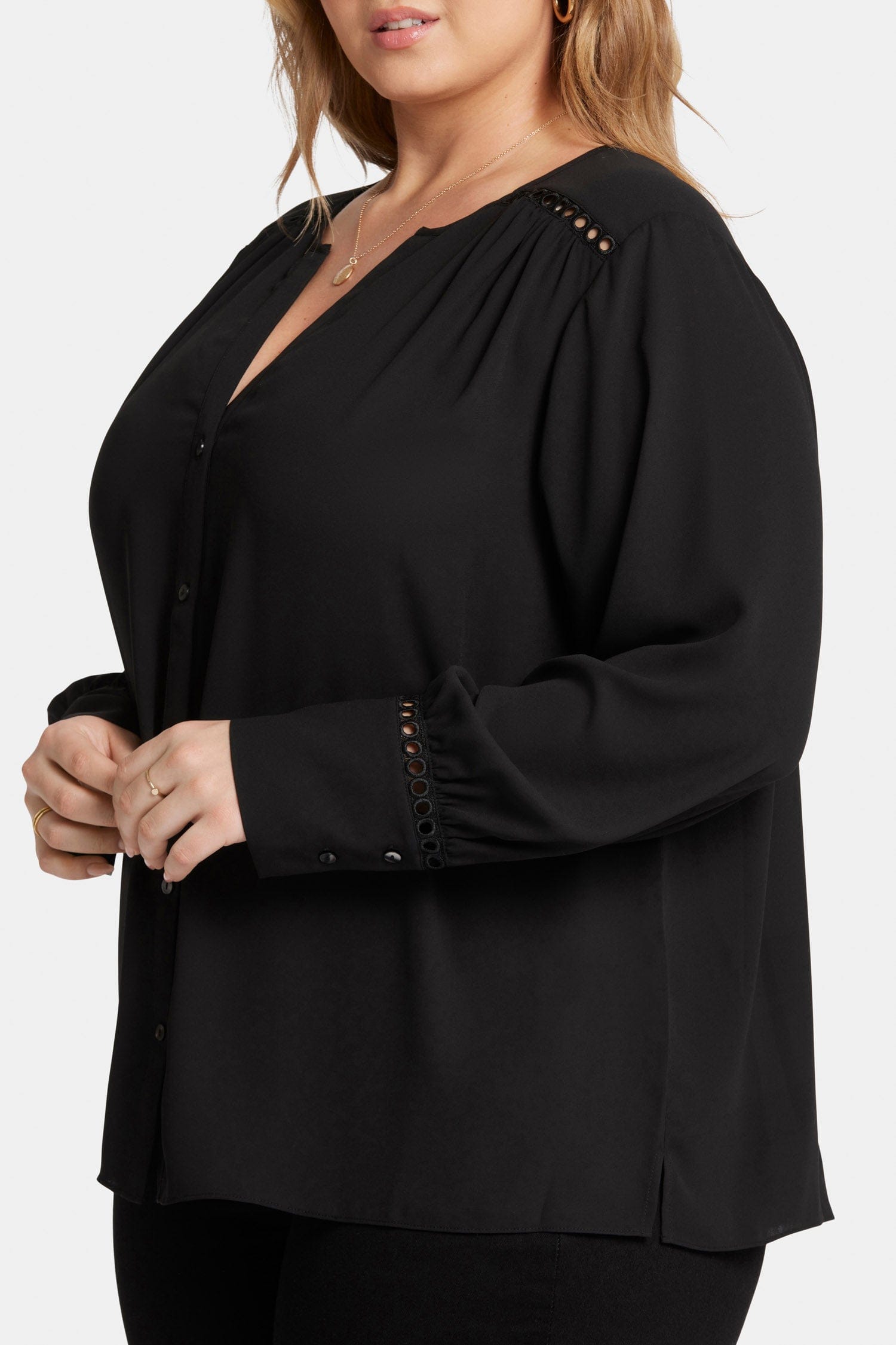 Liliana Peasant Blouse in Plus Size thumbnail 6