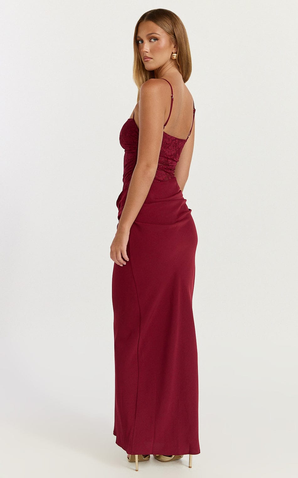The Sienna Lace Maxi Dress thumbnail 6