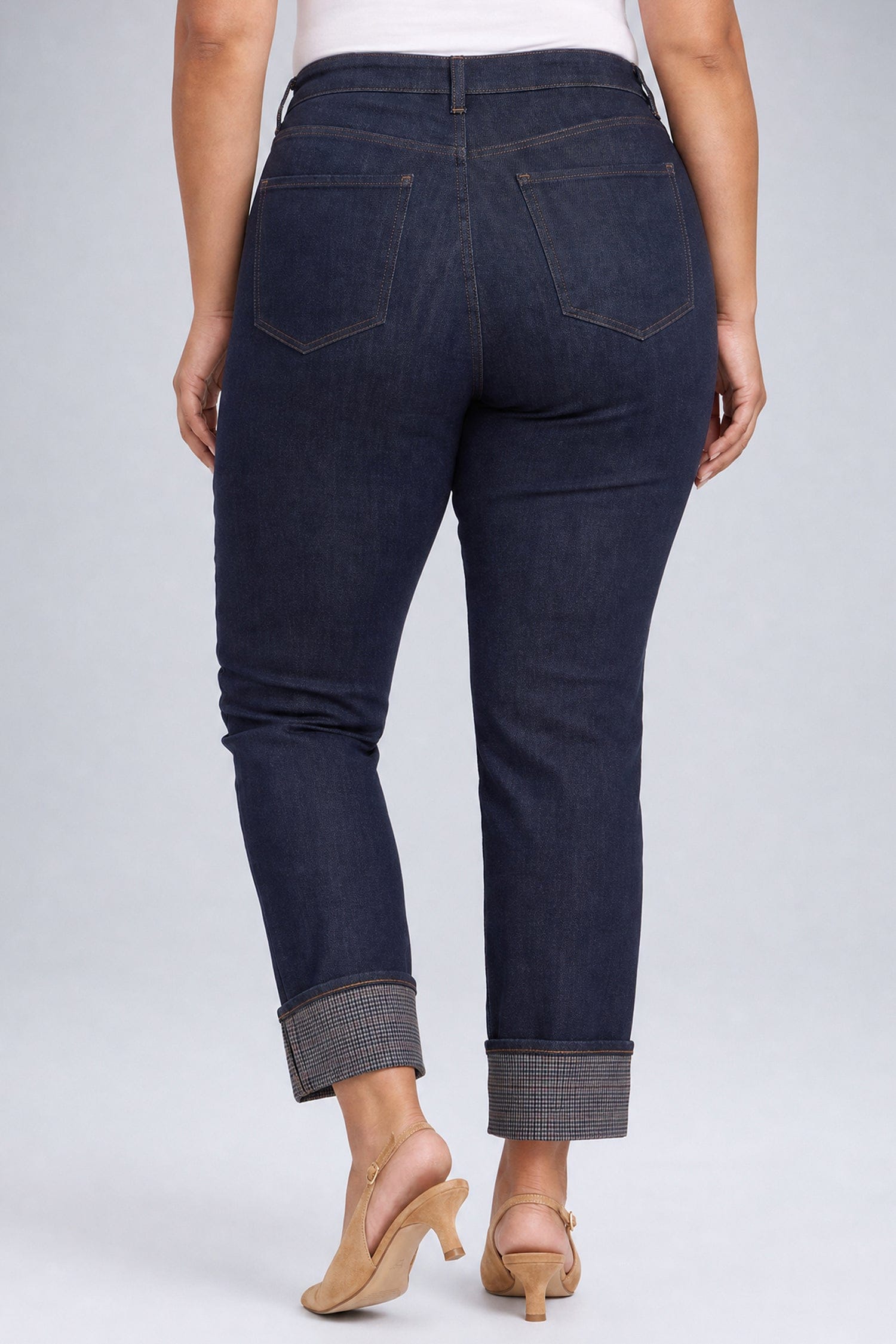 Kasey Stovepipe Ankle Jeans in Plus Size thumbnail 2