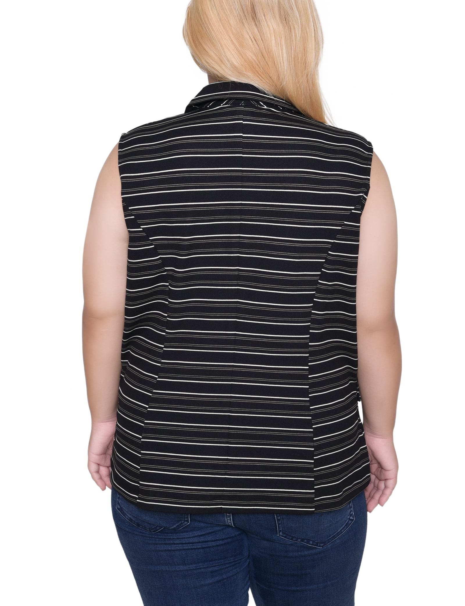 Plus Size Sleeveless Scuba Jacket thumbnail 3