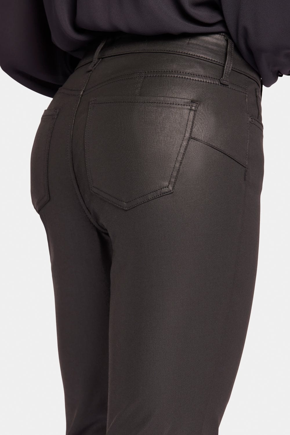 Uplift Coated Marilyn Straight Jeans thumbnail 6