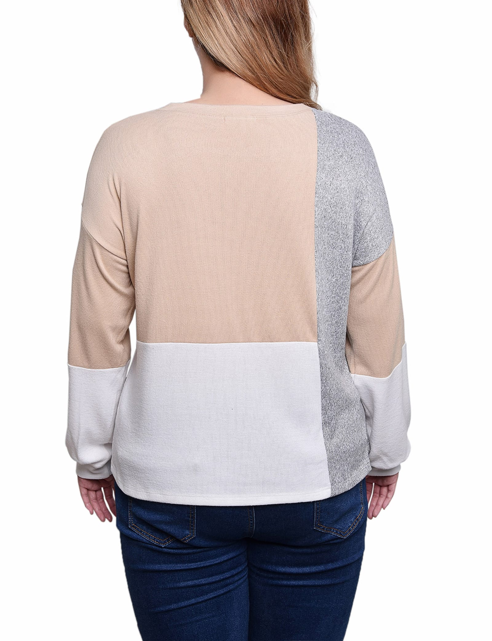 Petite Color-Blocked Top thumbnail 4
