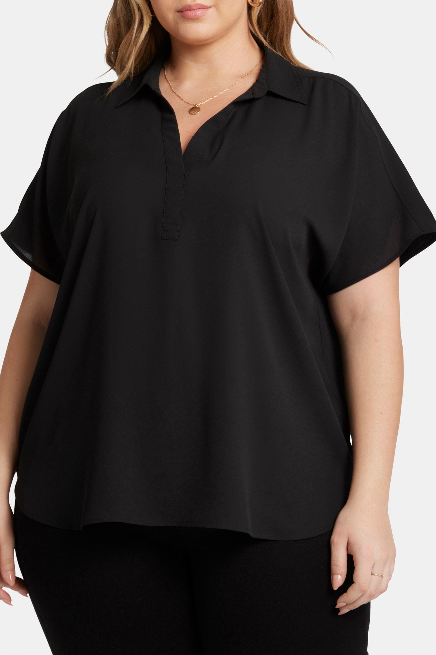 Becky Short Sleeved Blouse in Plus Size thumbnail 6