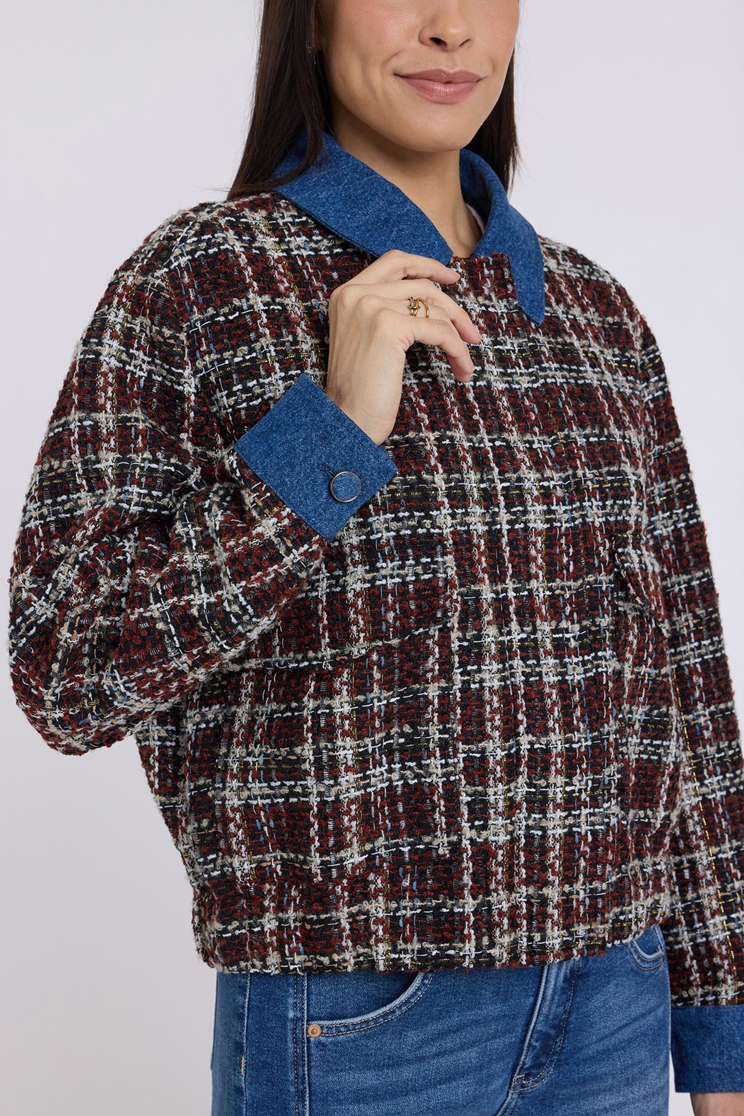 Tweed Baseball Jacket thumbnail 5