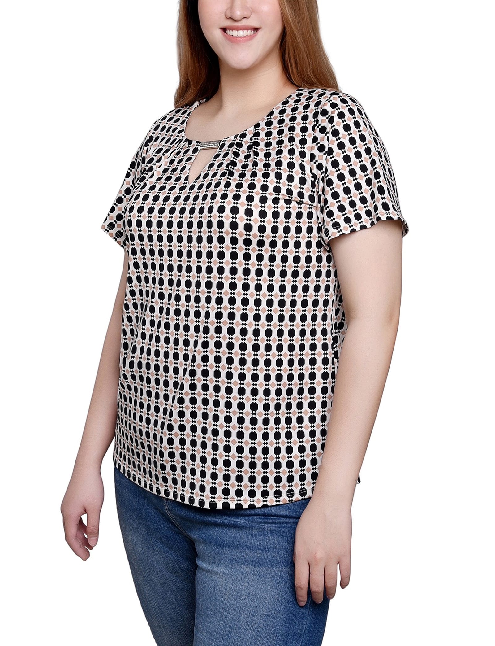 Short Sleeve Top with Hardware thumbnail 2