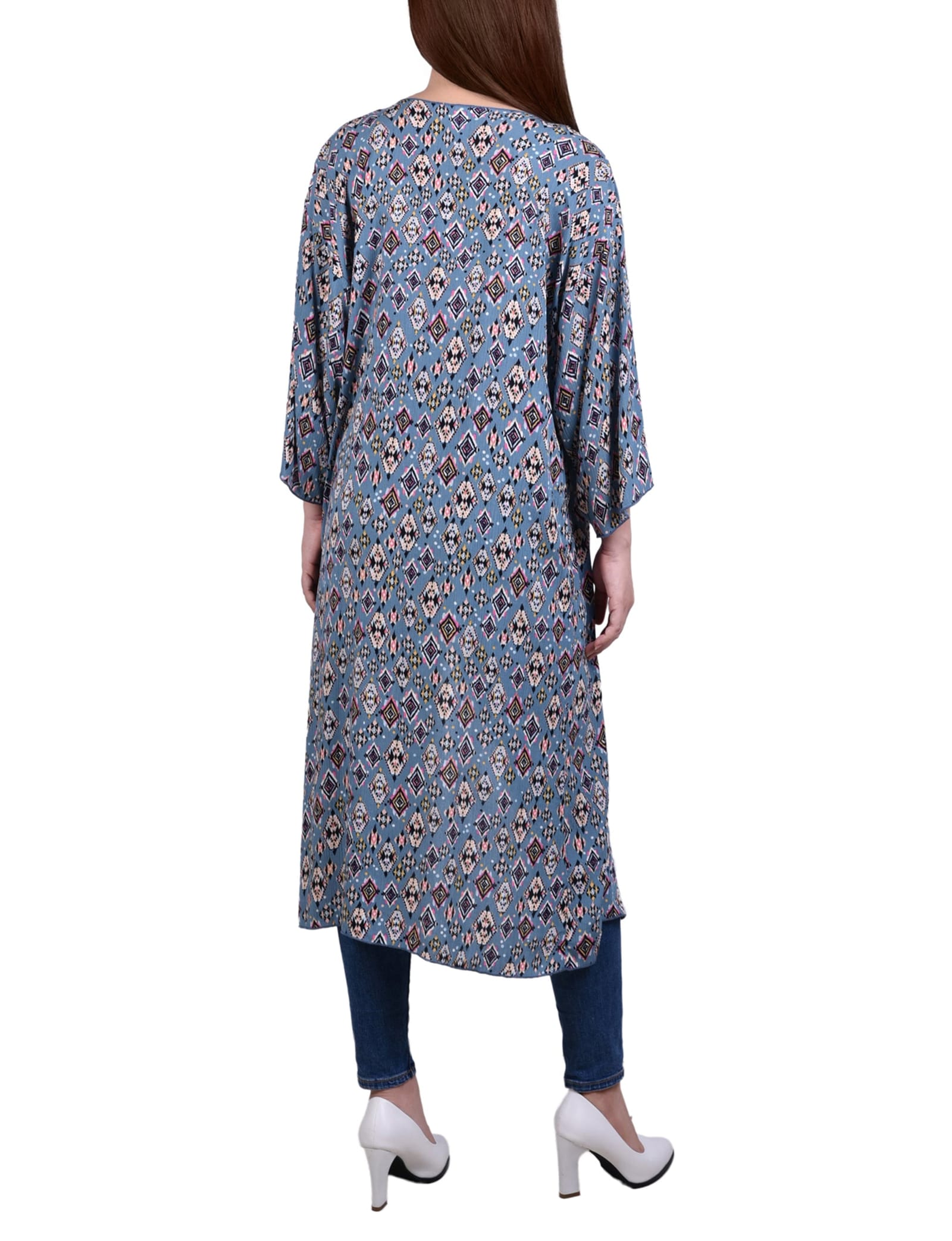 3/4 Sleeve Long Cardigan thumbnail 3