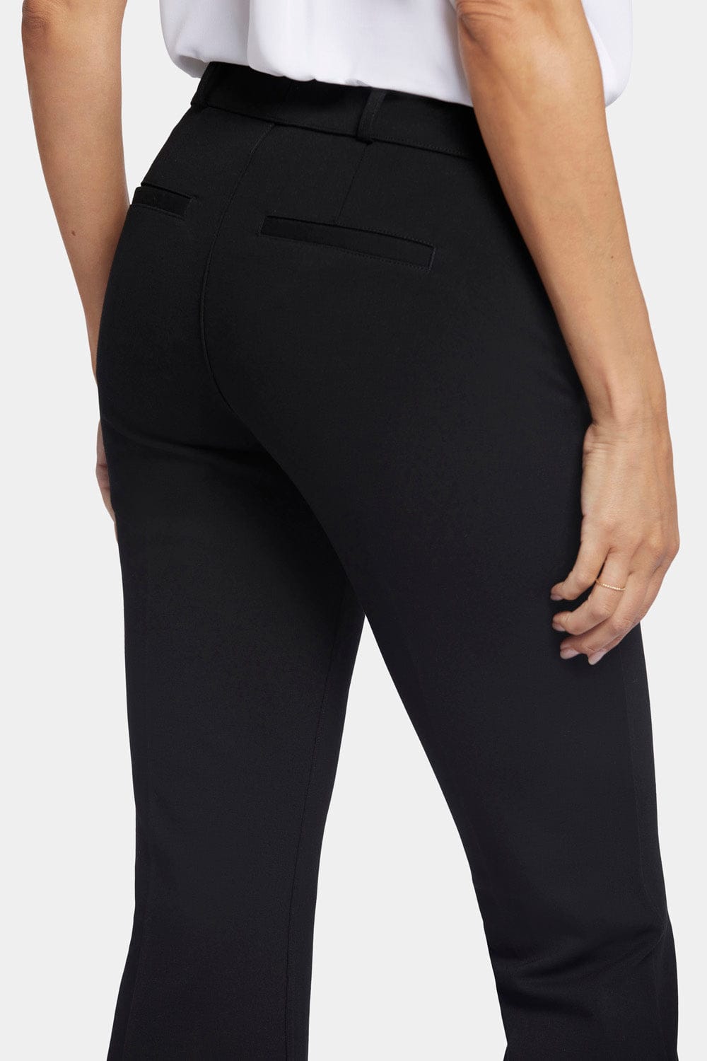 Pull-on Flared Ankle Trouser Pants thumbnail 6