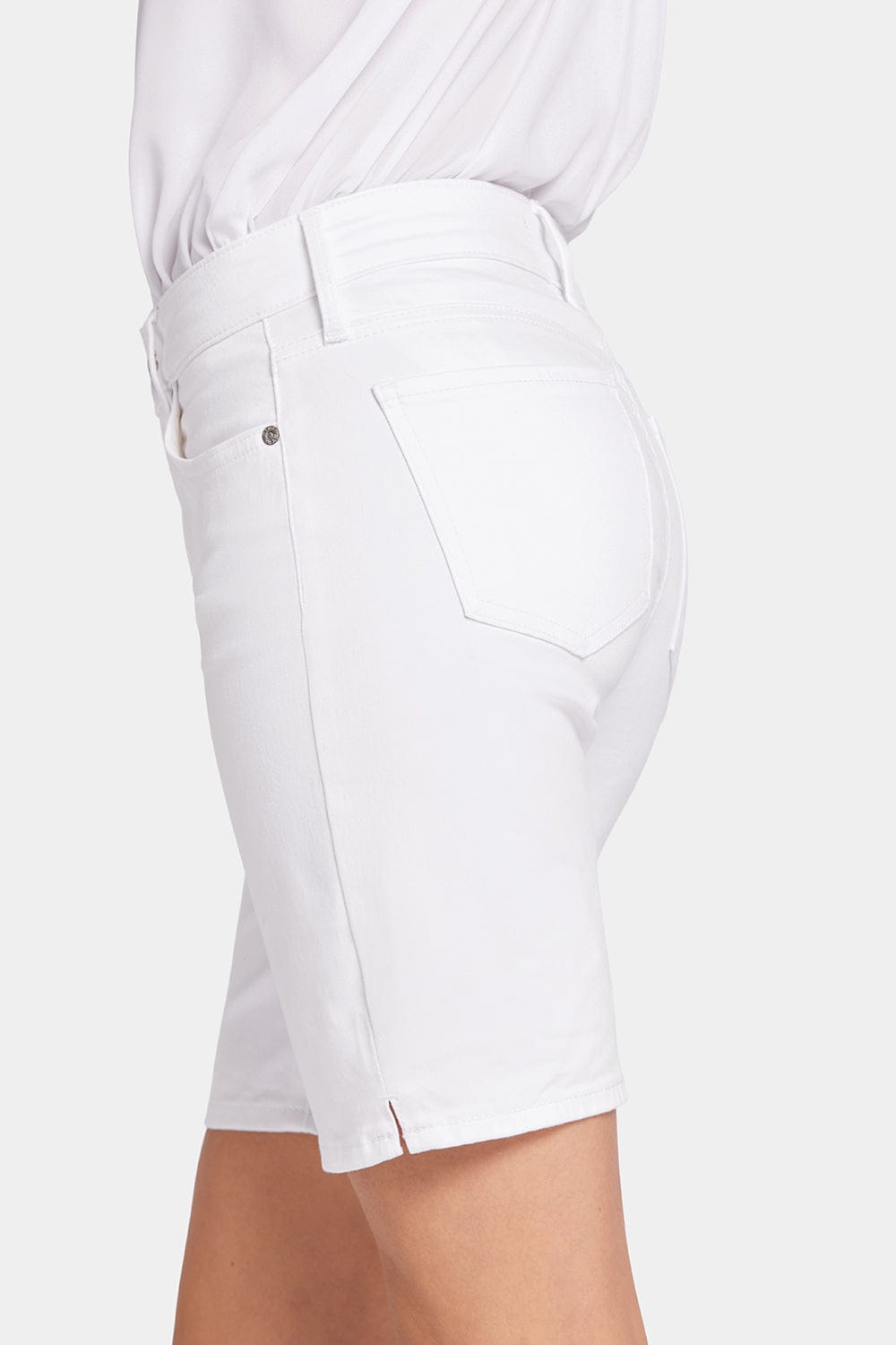 Ella Denim Shorts in Petite thumbnail 4