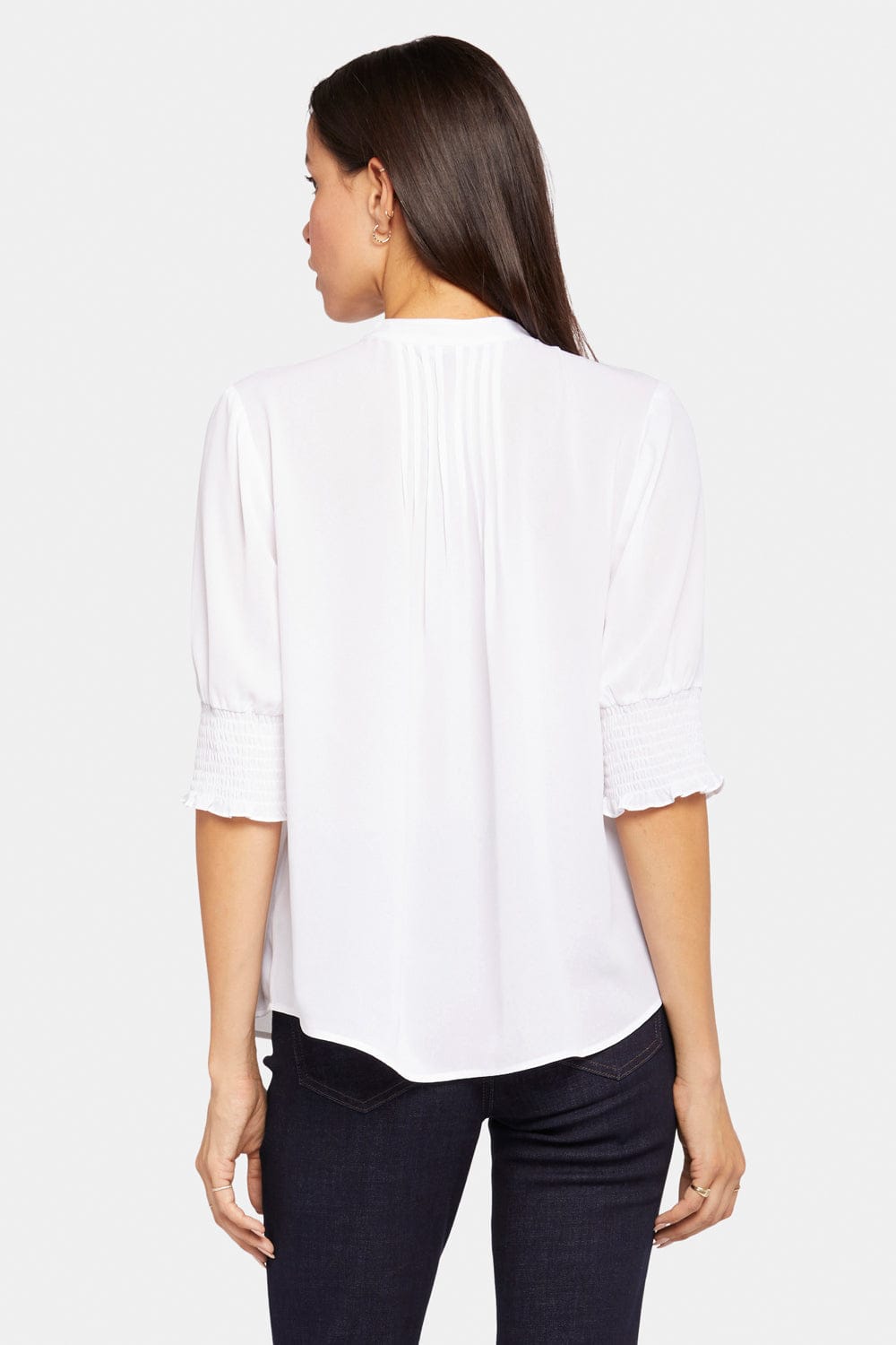 Pleated Short Sleeved Blouse thumbnail 3