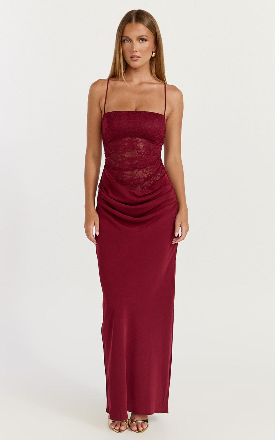 The Sienna Lace Maxi Dress thumbnail 2