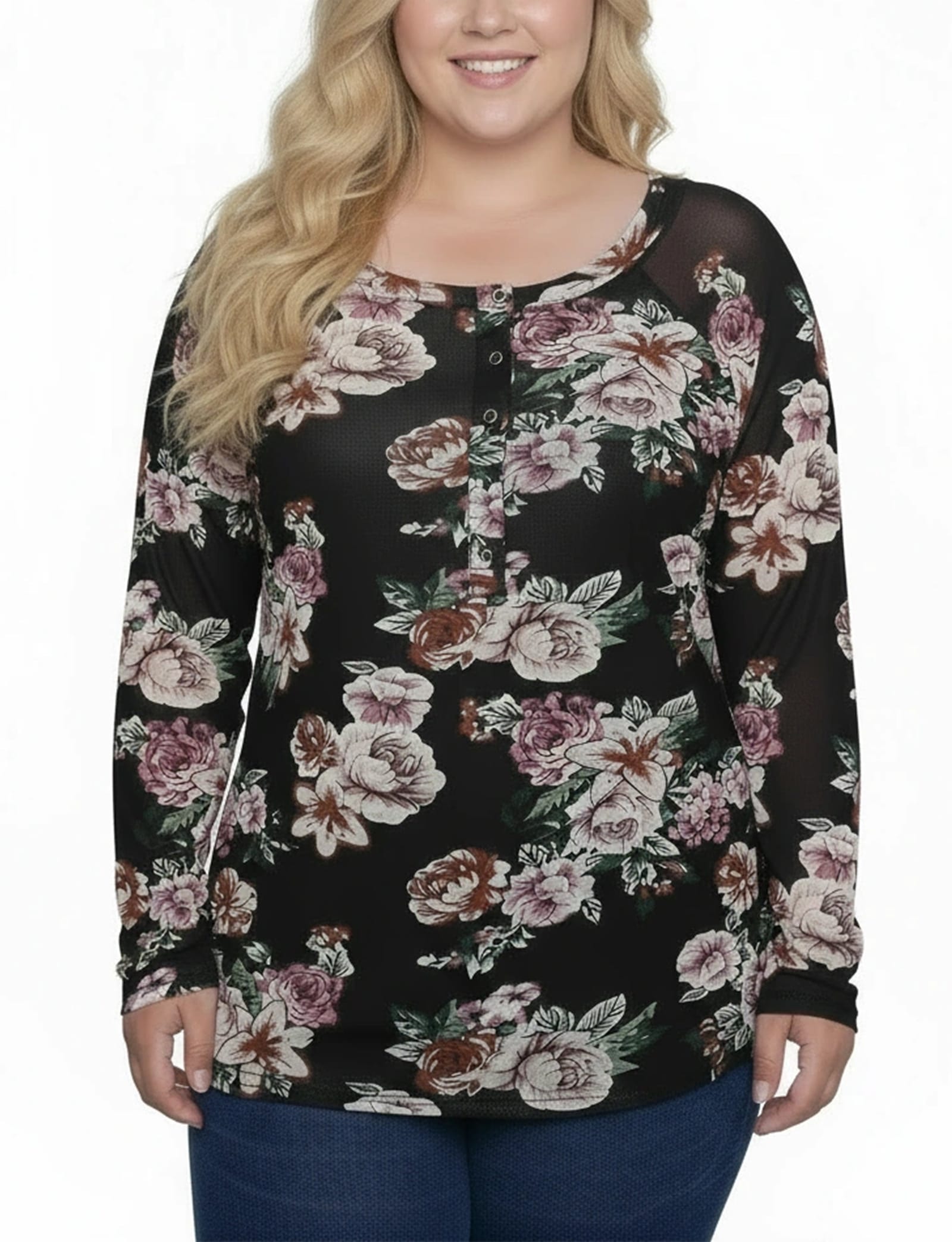 Black Blush Floral / 2x